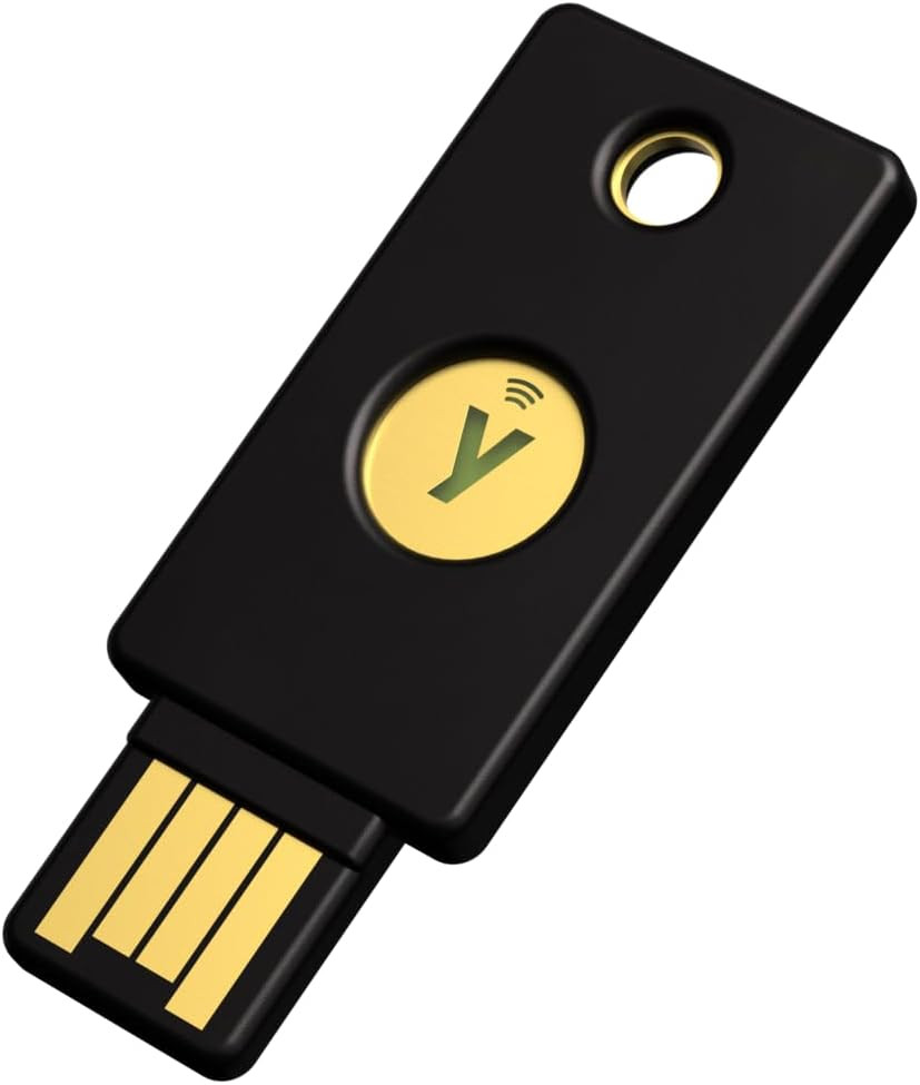 - Yubikey 5 NFC - Multi-Factor Authentication (MFA) Security Key and Passkey,...