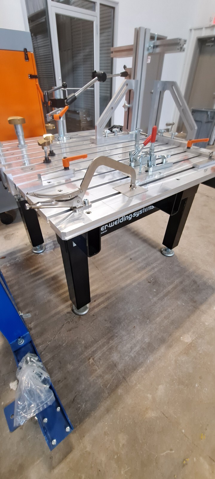 Forster Welding Table - (Al/Cu) Aluminum Copper Rail Welding Surface 1.2M x 1.2M