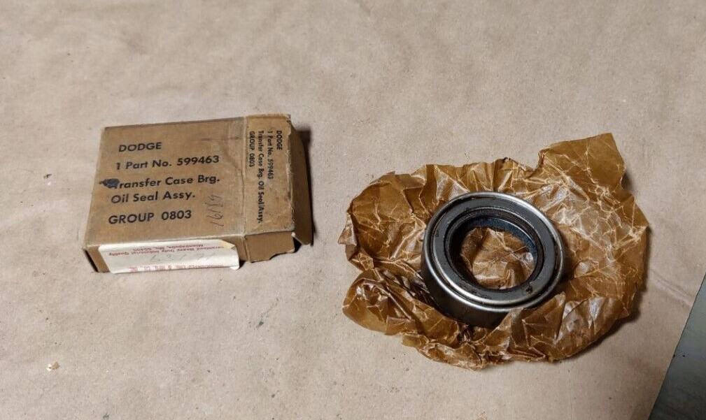 OEM Mopar Transfer Case Oil Seal # 599463 / Fits 1941-1947 Dodge Truck