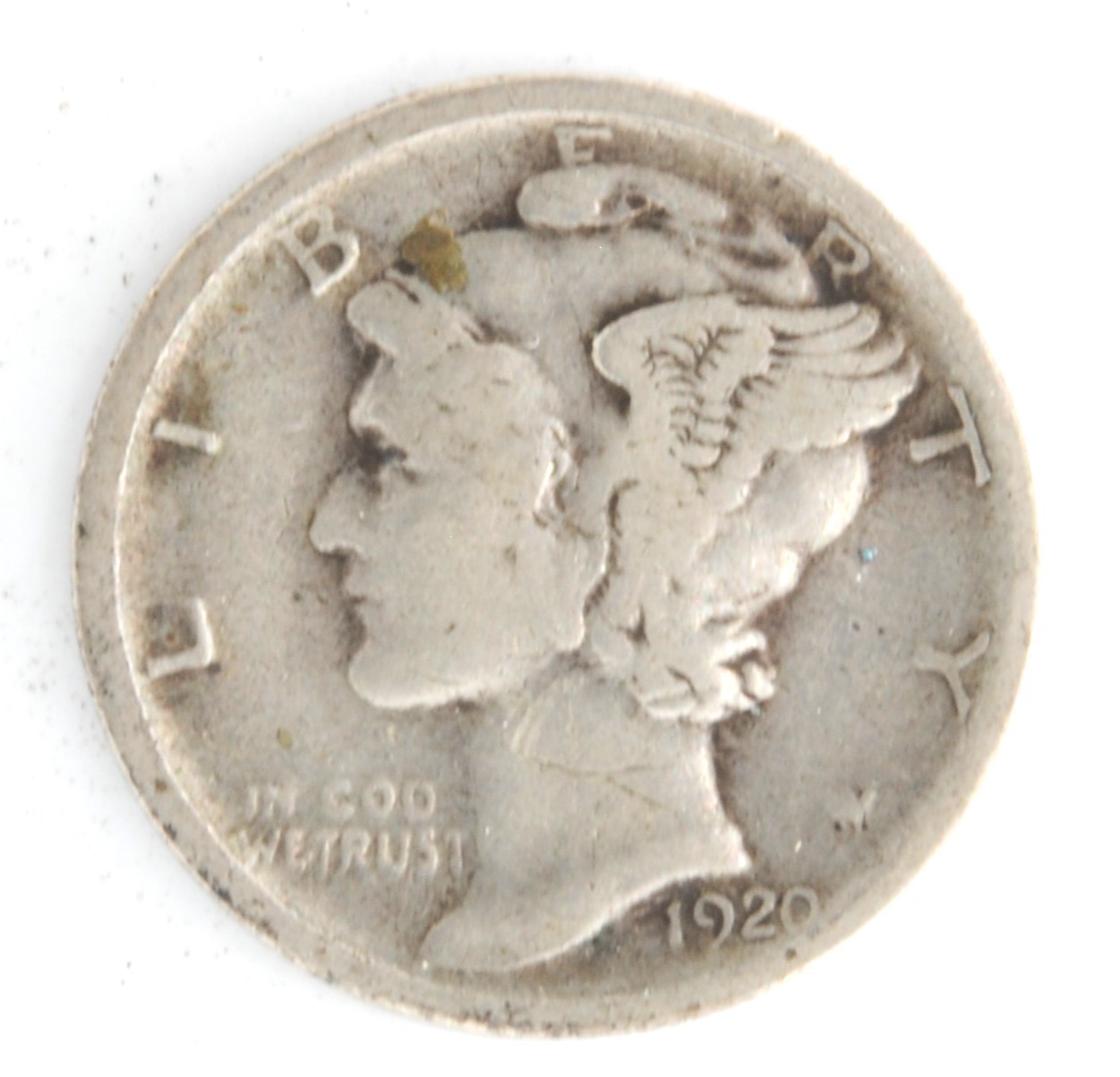 United States 1920-S Mercury Dime 10 Cents 90% Silver San Francisco Mint Coin