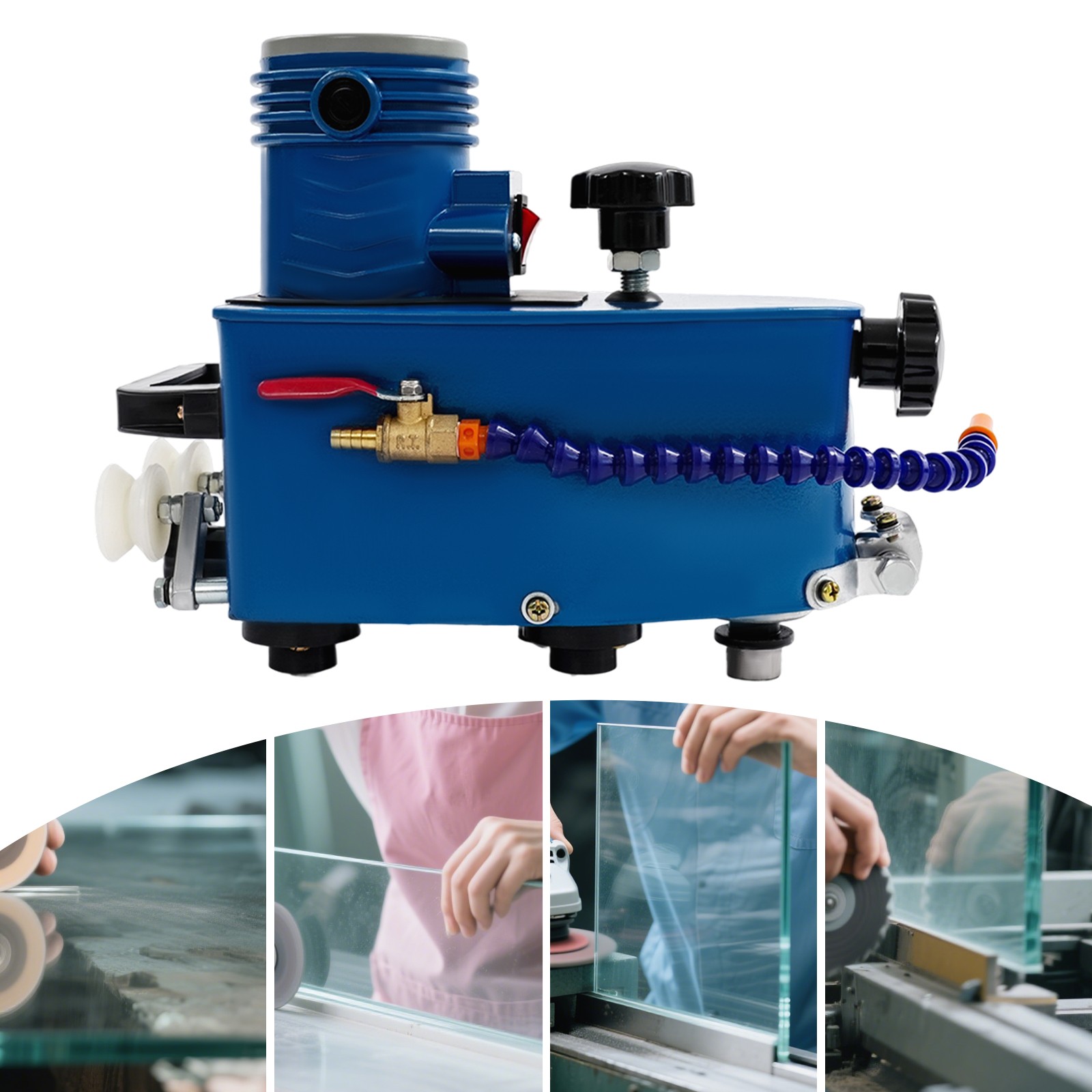 Portable Electric Glass Edge Grinding Machine - Efficient Polishing Tool