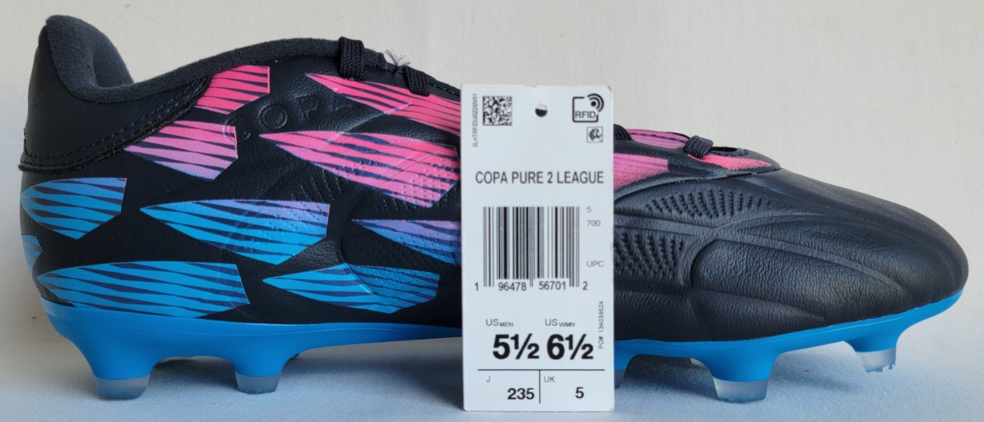 Unisex Sz 5.5M/6.5W Multicolor Adidas Copa Pure 2 League FG Soccer Cleats IG8719
