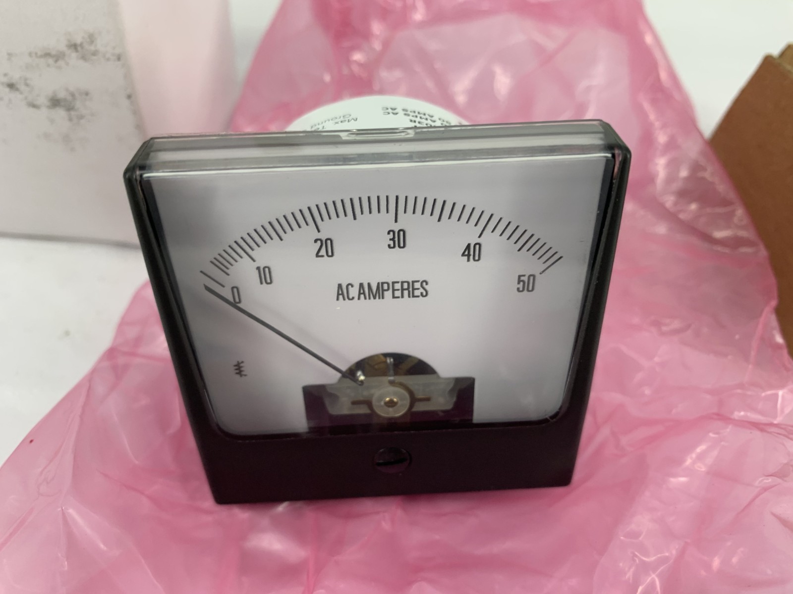 12G385 Industrial Analog Panel Meter AC Current 0-50 Amperes