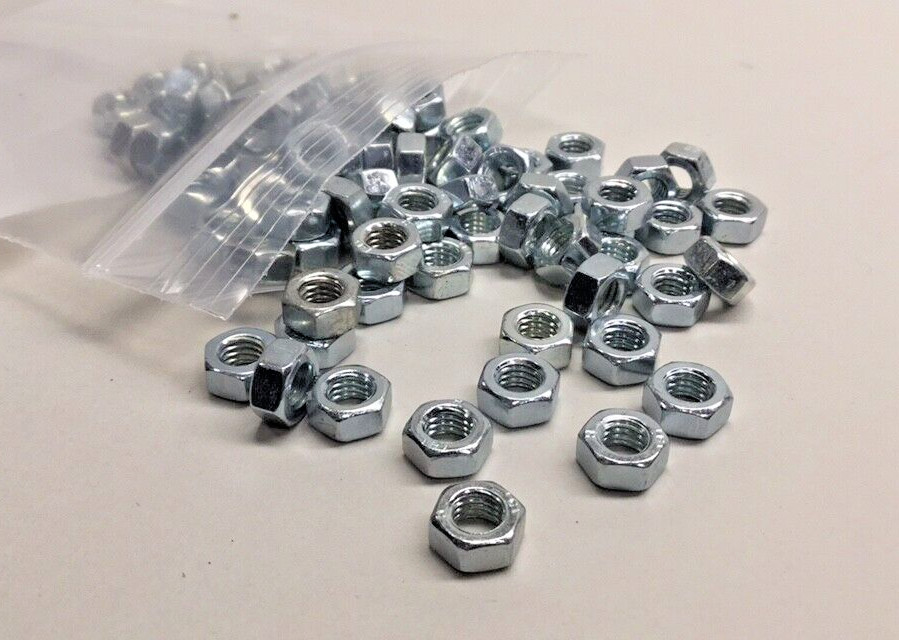 Nut BNC05-80 Hex Nut M5-0.8 (Pack of 85) 5mm Zinc Plated