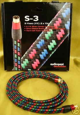 Audioquest S-3  1 meter S-video cable NIB!