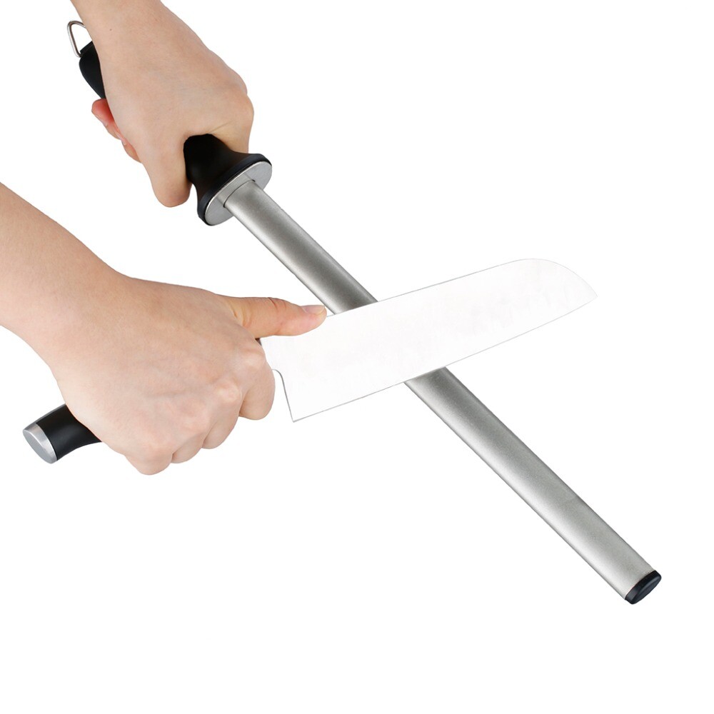 10 Inch Kitchen Sharpening Rod Knife Sharpener Rod Durable Sharpening Tool New