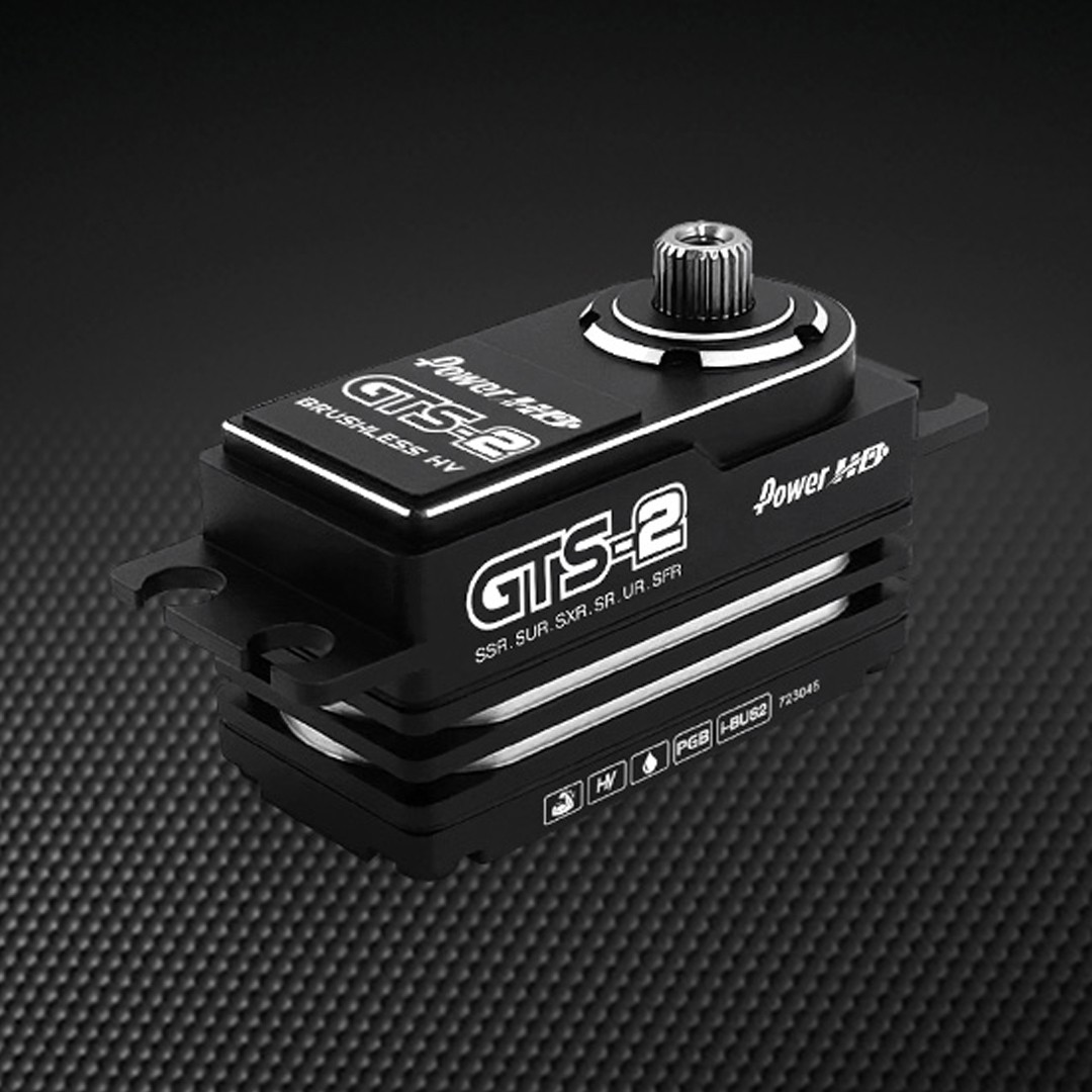 POWER HD GTS-2 HV Brushless 23.0 kg  / 319.4 oz Alum Low Profile Servo 180mm)