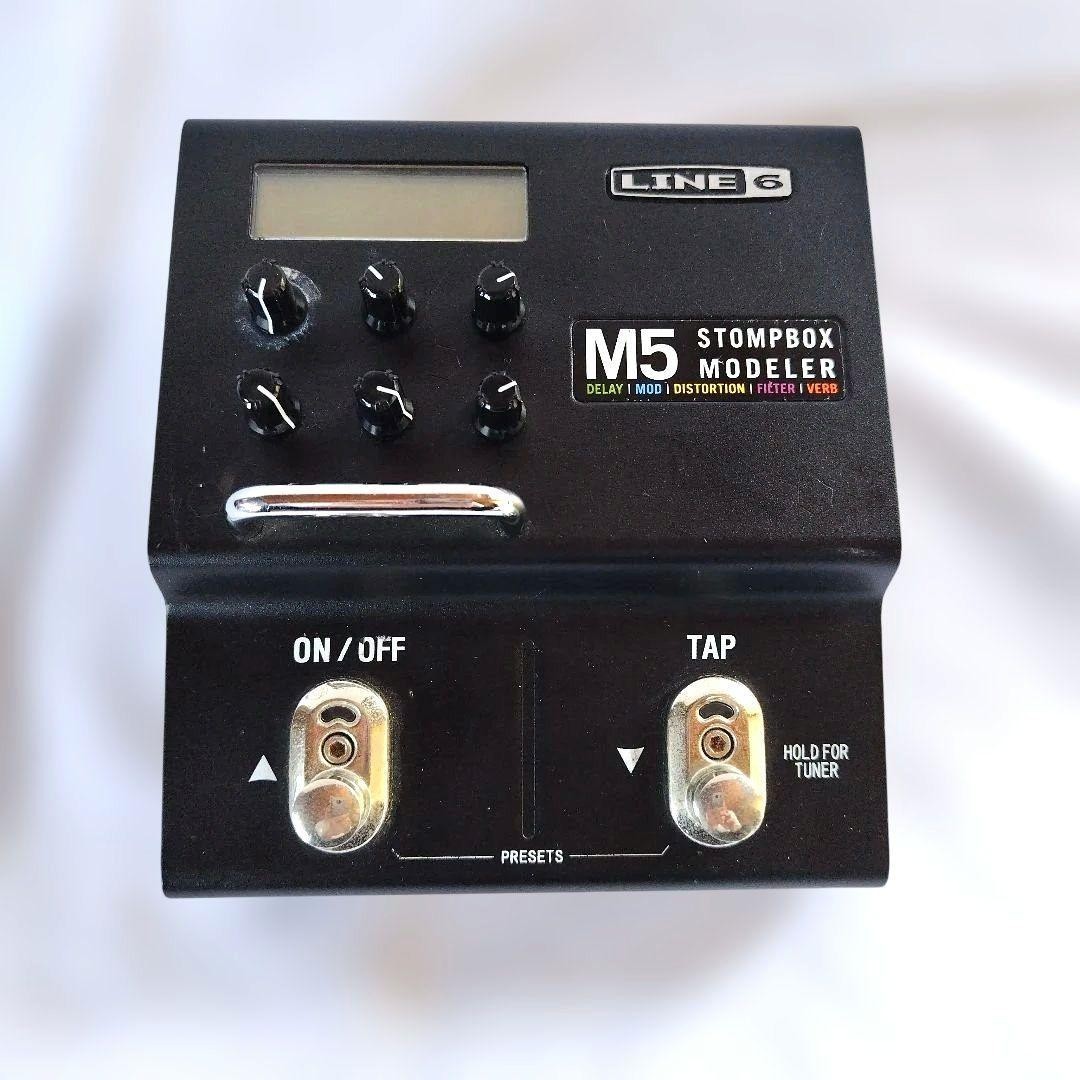 Line 6 M5 Stompbox Modeler Guitar Effect Pedal JUNK for Parts Only from JAPAN