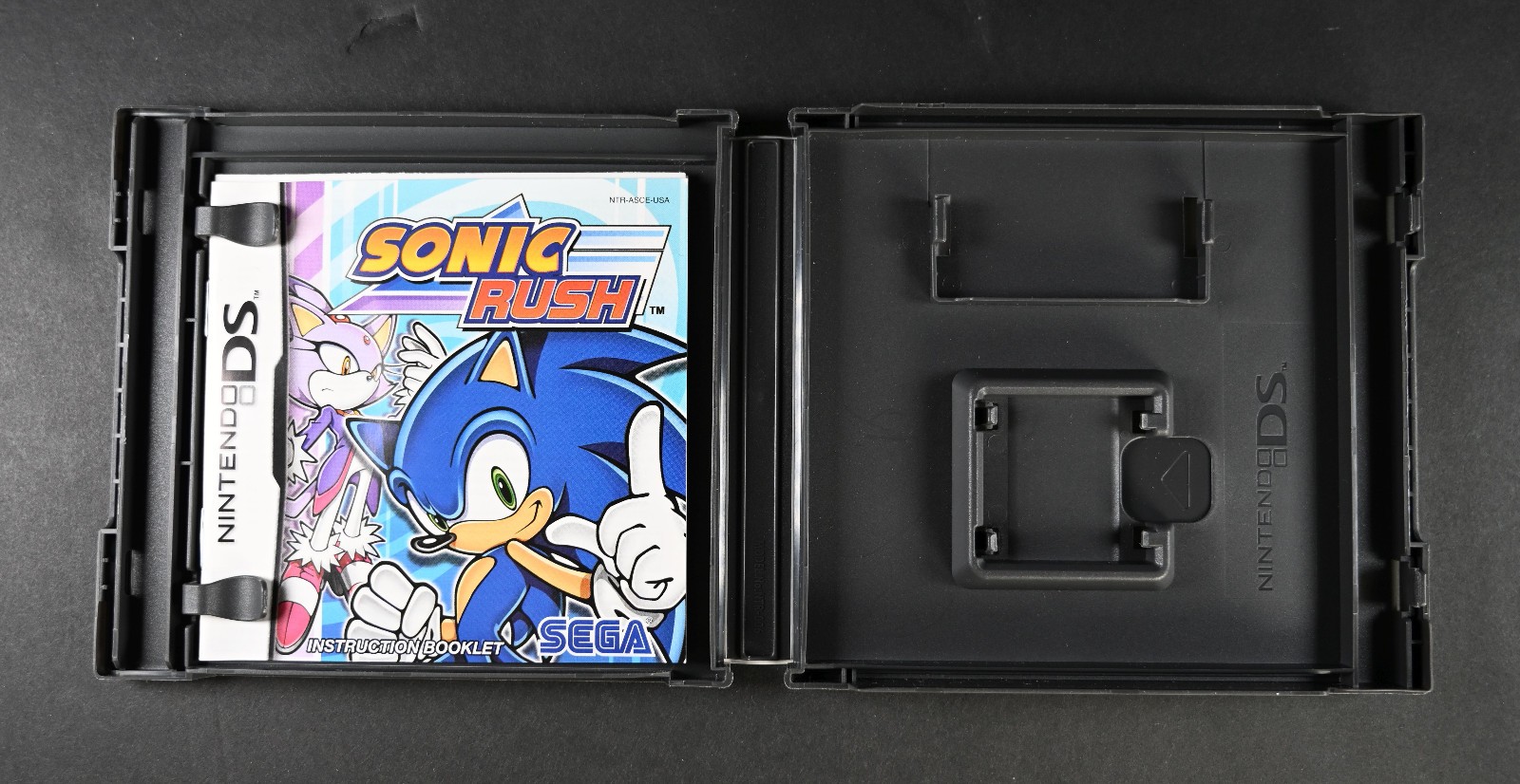 Sonic Rush Original Case & Instructions ONLY! NO GAME! Nintendo DS