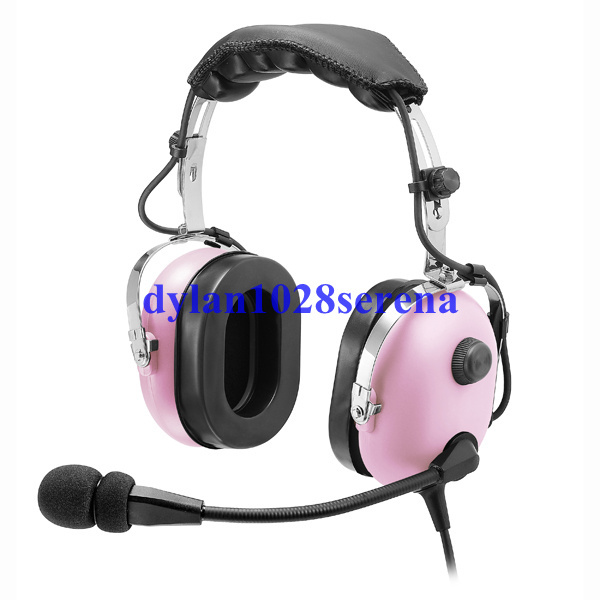 Pink Headset PNR (Passive Noise Reduction) Aviation Headset IN-1000