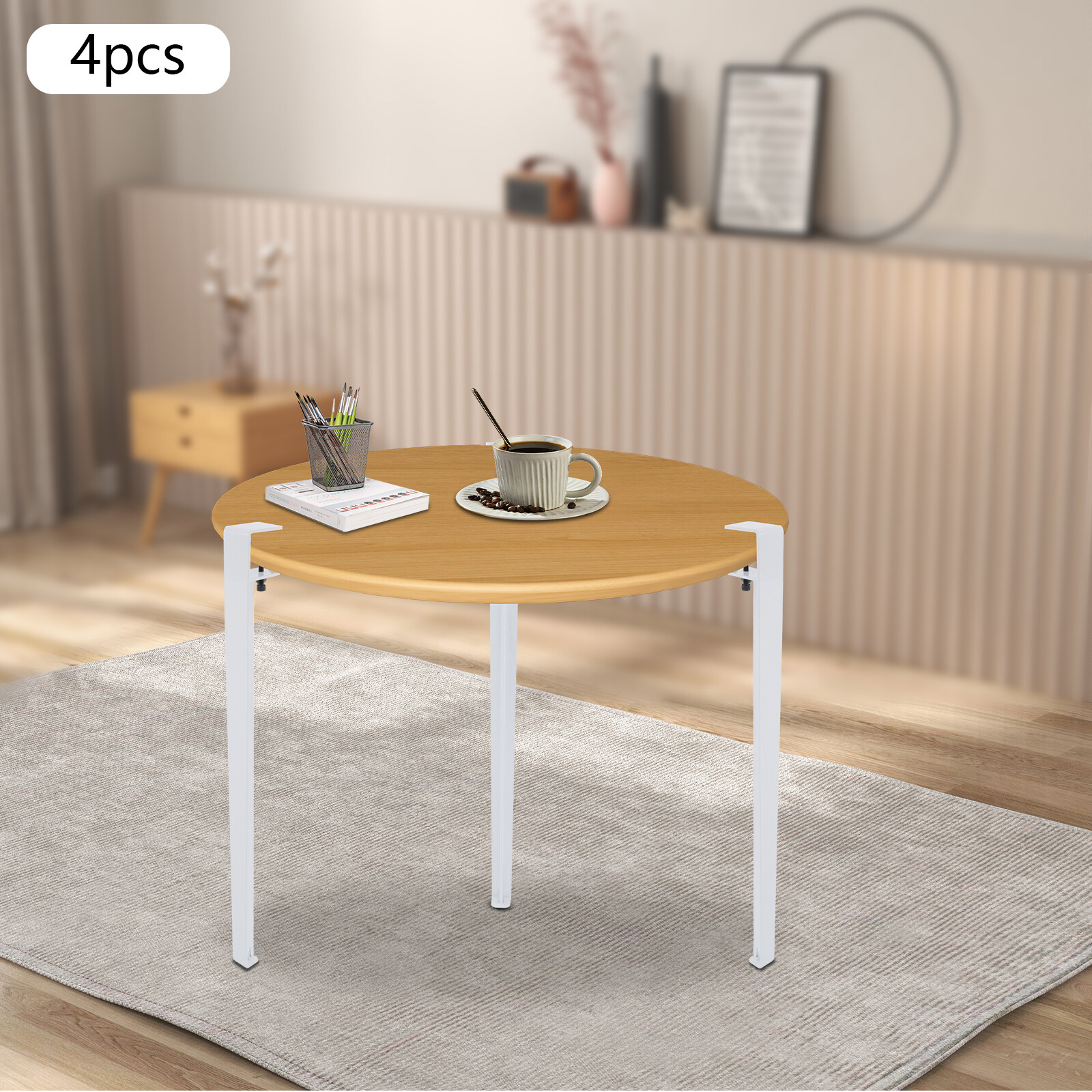 4pcs Adjustable Table Legs , Table Clamp Legs , F-shaped Table Legs White NEW ！