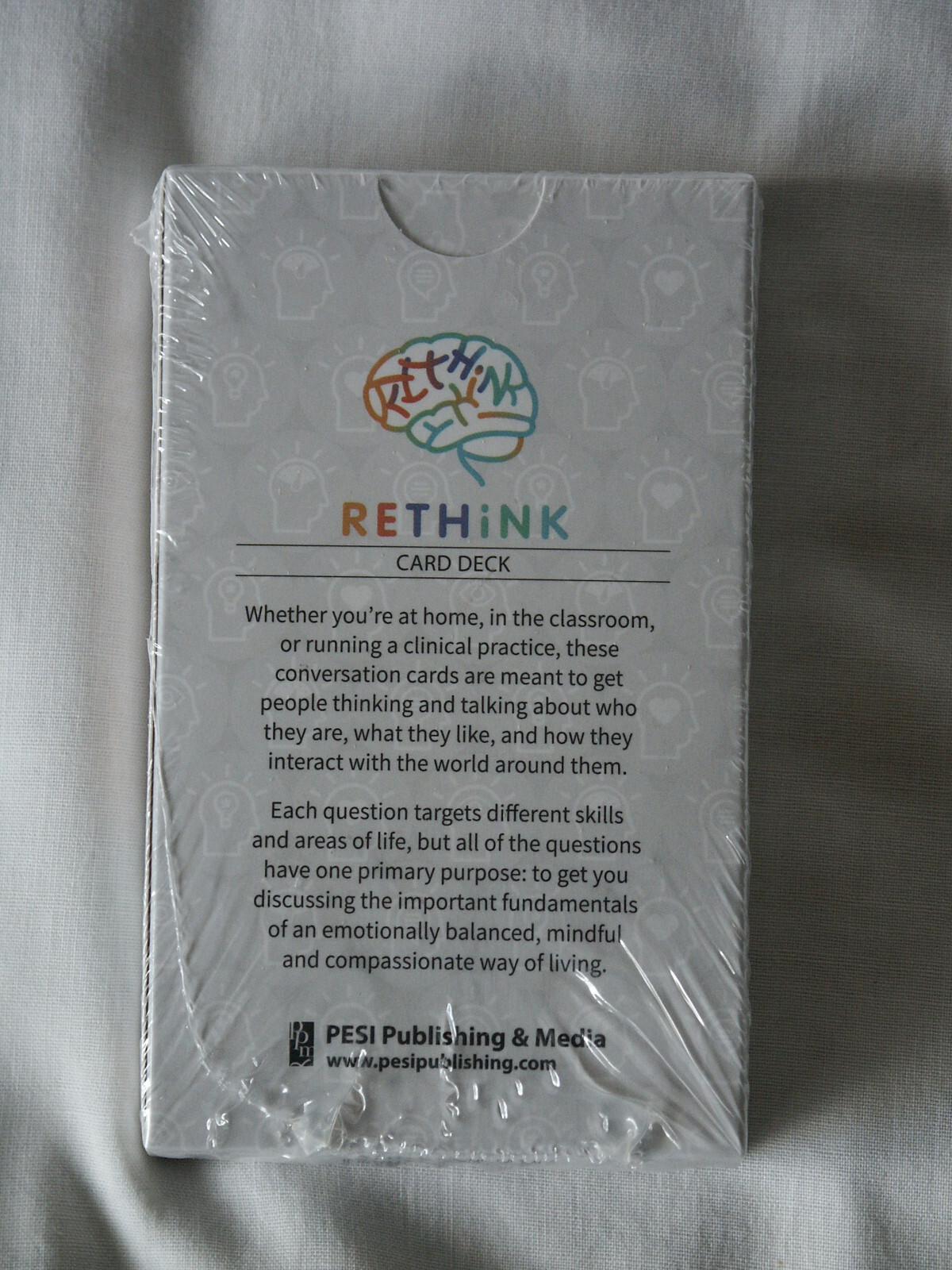 Rethink Card Deck Mindful Conversation Starters 56 Questions Icebreakers New
