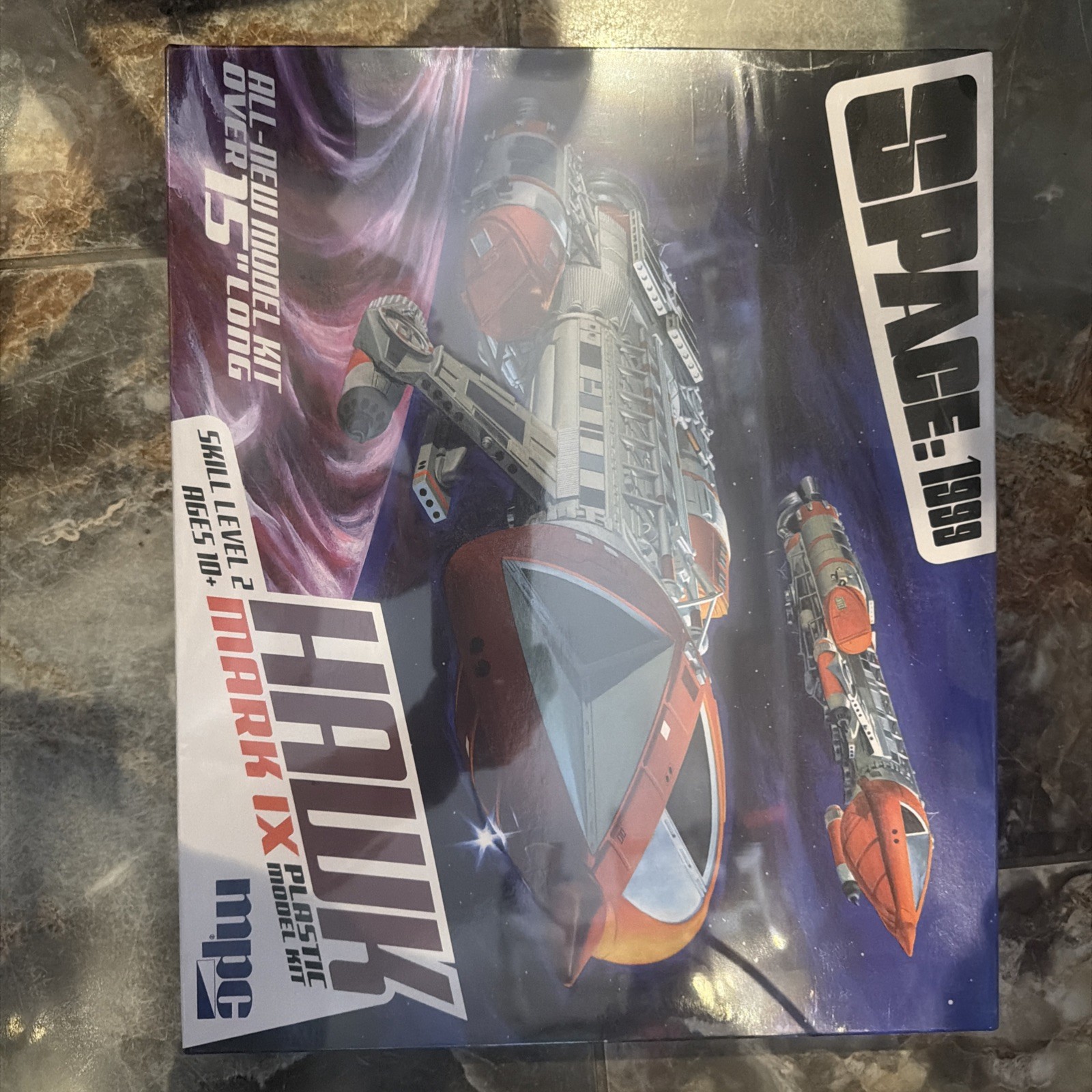 SPACE 1999 HAWK MARK IV SPACESHIP MODEL KIT MPC ROUND 2 MODELS NEW SEALED