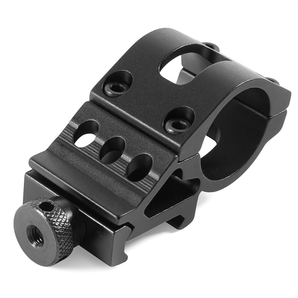 1" Offset Scope Ring with 20mm Rail Mount for Scopes / Laser / Flashlight