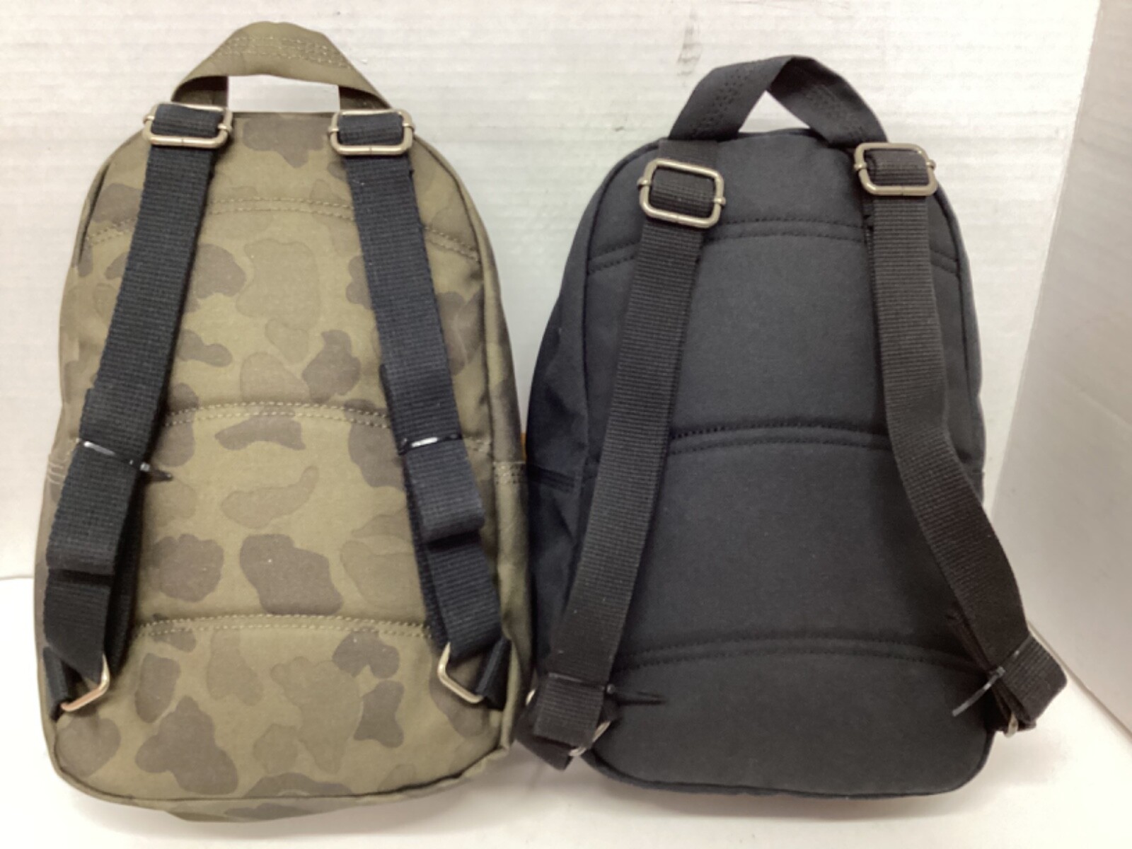 Carhartt Mini Backpack: Duck Camo, Black, Wine