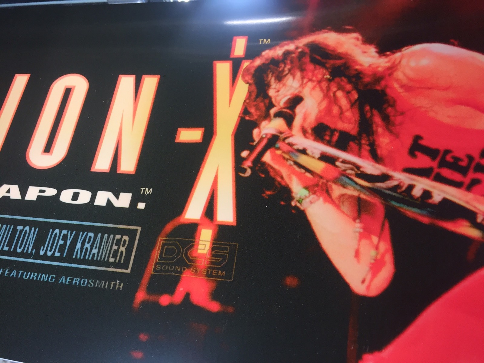 Revolution X 3 Gun Arcade Marquee 30" x 8.125"