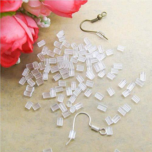 Silicone Earring BacksPCS Soft Earring Stoppers, Clear Earring Backing 200