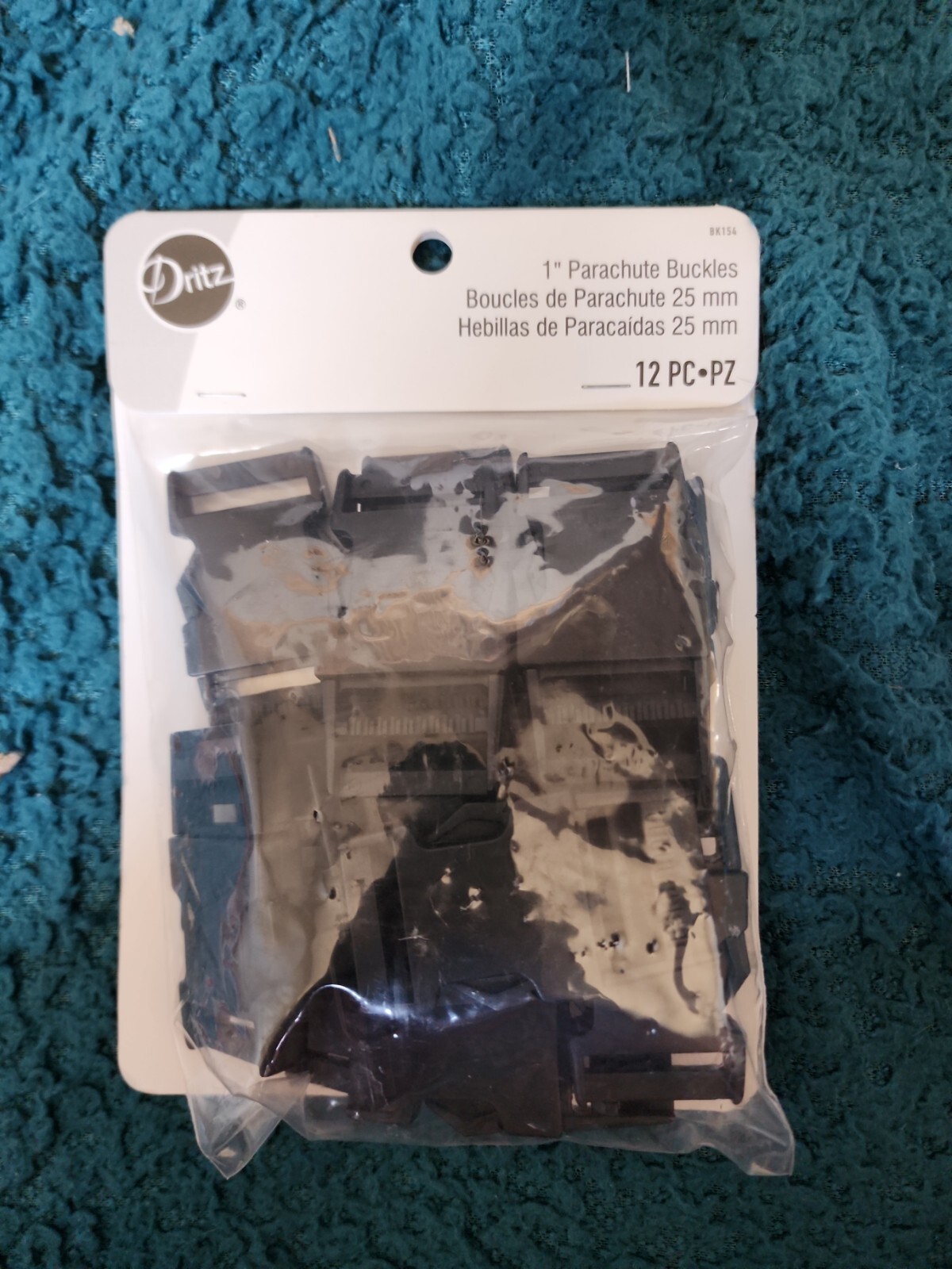 Dritz 1" Parachute Buckles BK154, 12pc