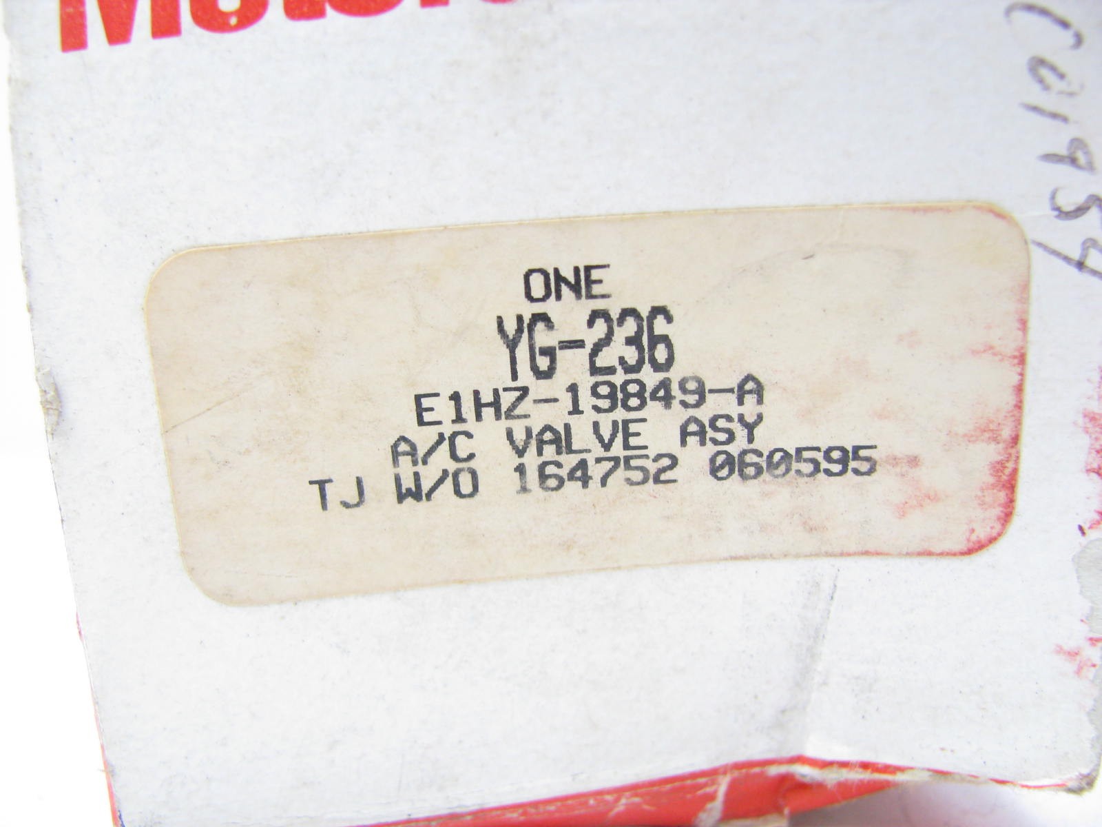 Motorcraft YG236 A/C Expansion Valve