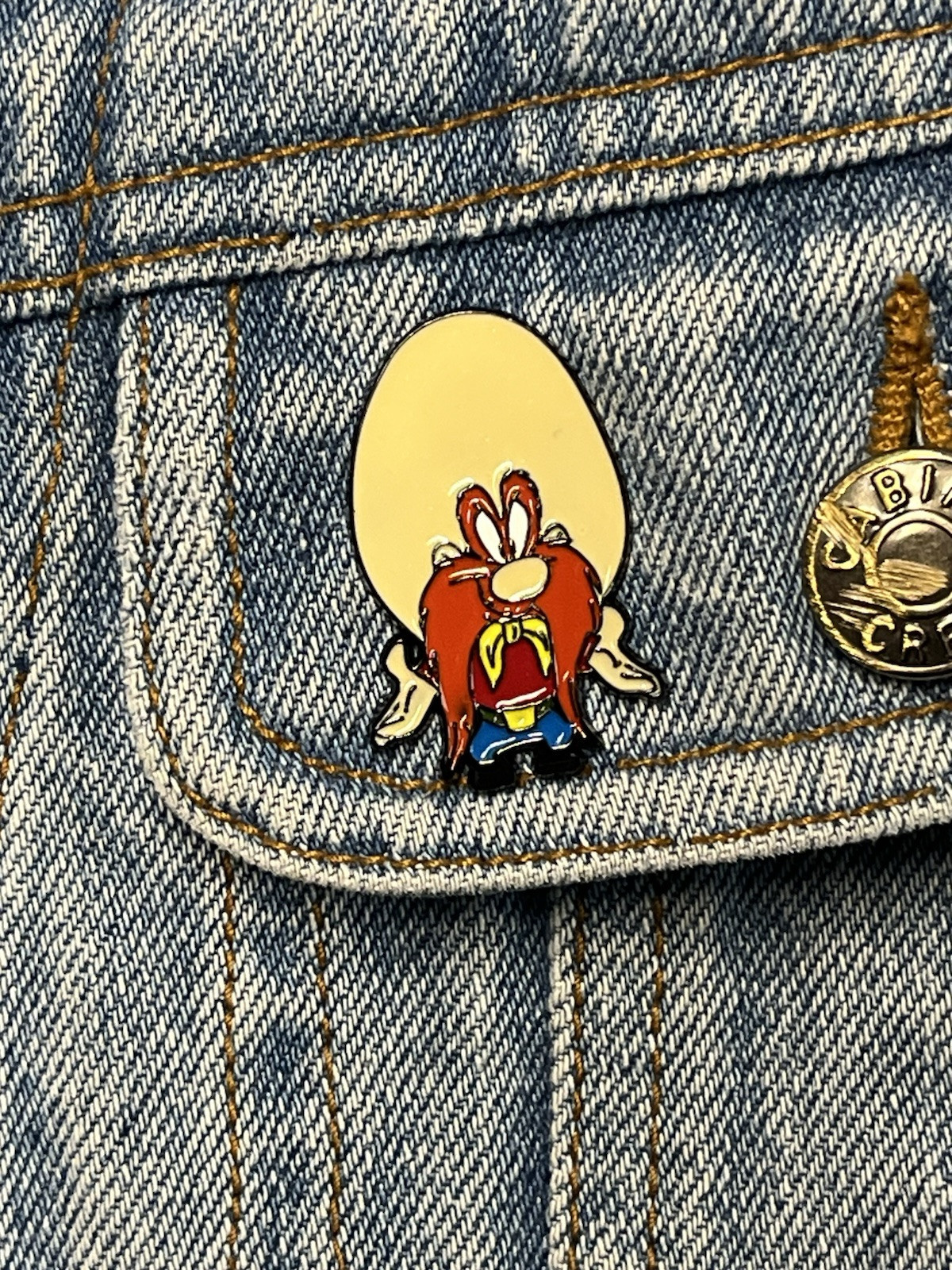 Looney Tunes - Yosemite Sam Cute Retro Cartoon Enamel Pin