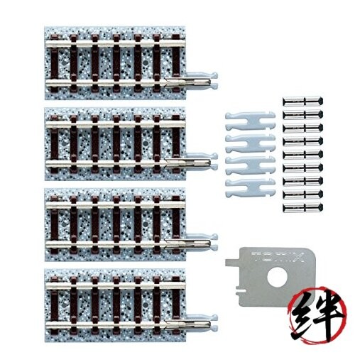 TOMIX N Gauge Joint Rail S35-J F Set of 4 1529 Model Railroad Supplies