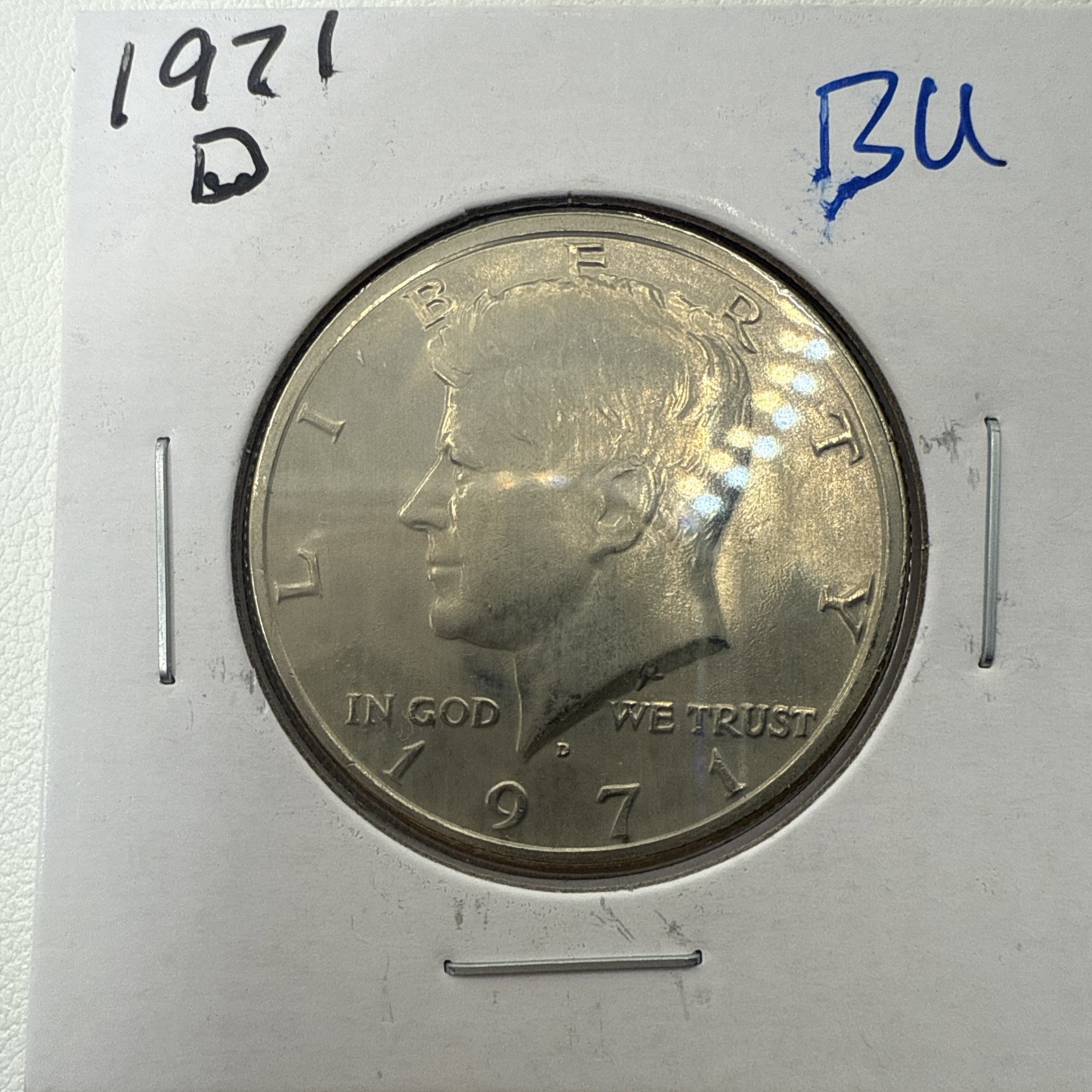1971-D Kennedy Half Dollar BU (Brilliant Uncirculated) Denver Mint