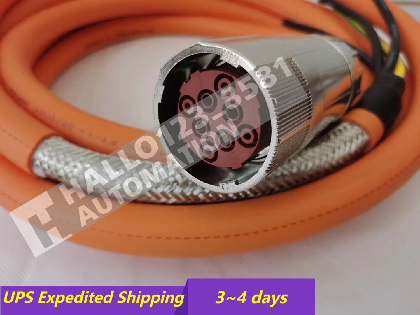 Servo Power Cable 2090-CPBM7DF-16AA05 5M UPS Shipping