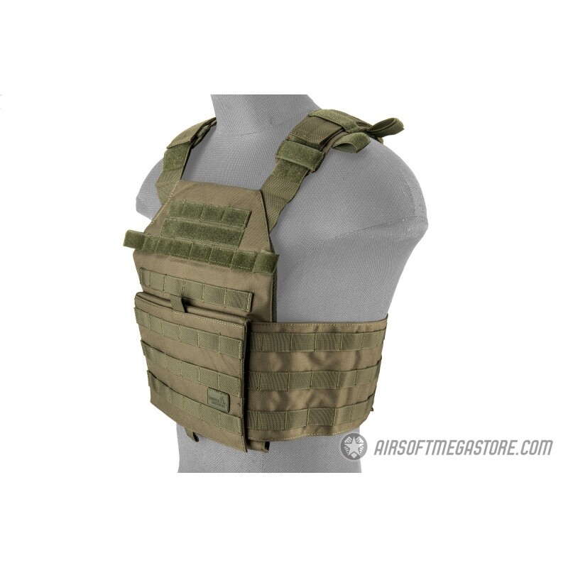 Lancer Tactical Assault Recon Plate Carrier OD GREEN