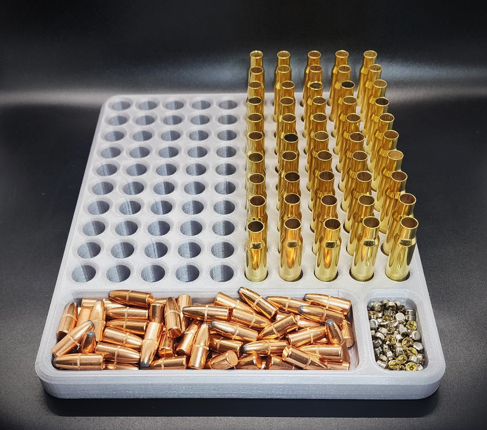 Bullet Tray Reloading 5.56 223 Holds 100 Cases Dillon Hornady RCBS Lyman  .395