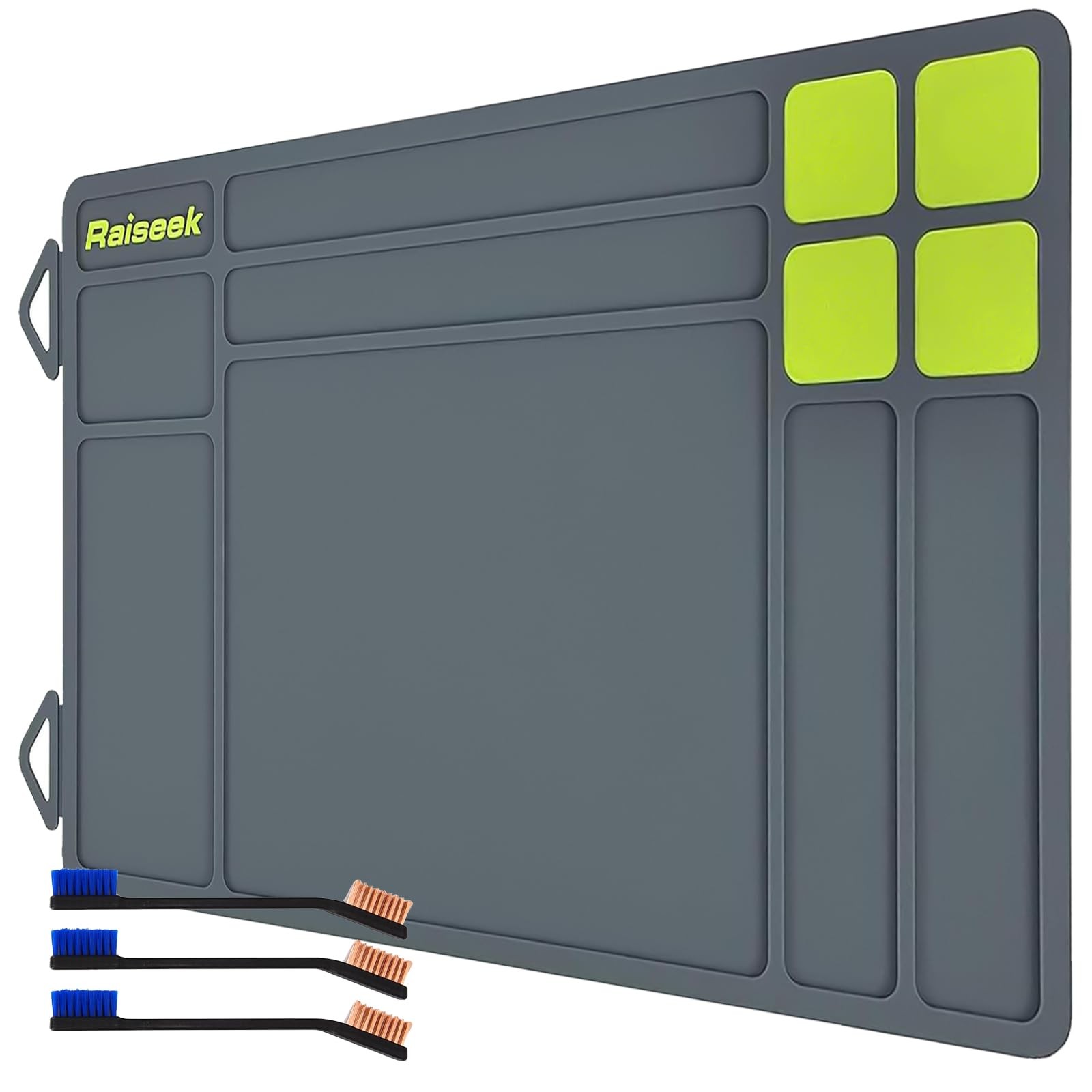 Raiseek Pistol Gun Cleaning Mat, Magnetic Gun Maintenance Mat,AntiSlip Rubber...