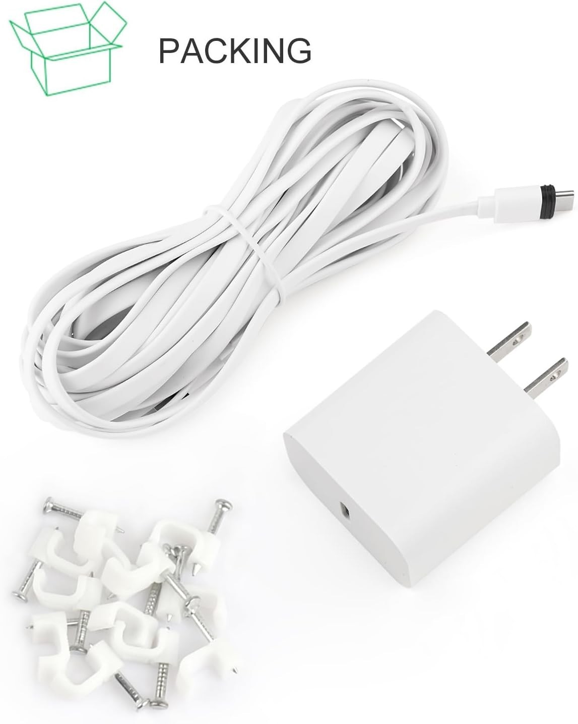 Power Adapter for Ring Spotlight Cam Battery, with 25Ft/7.5m Weatherproof