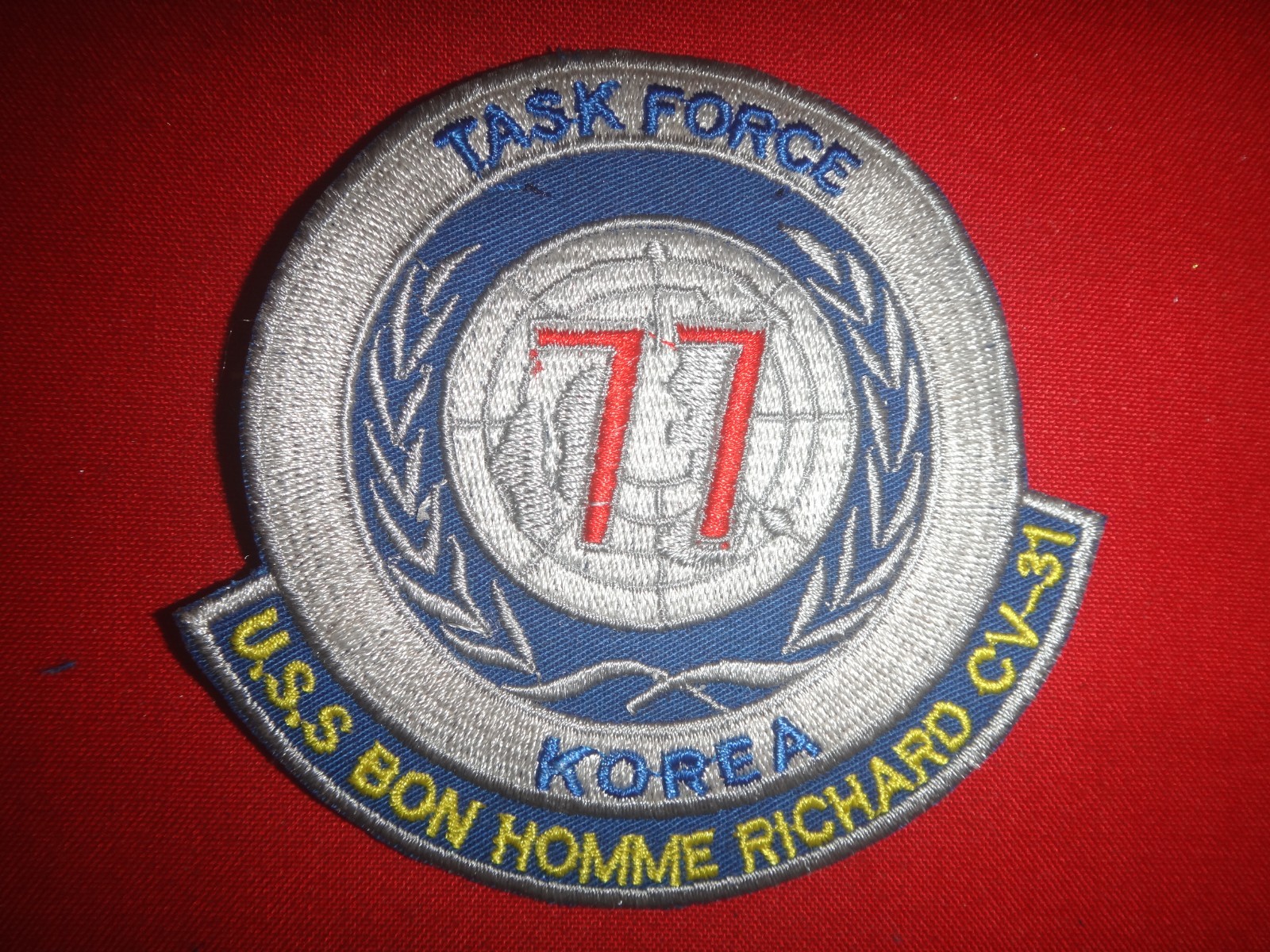 Vietnam War US Navy Aircraft Carrier USS BON HOMME RICHARD CV-31 Patch