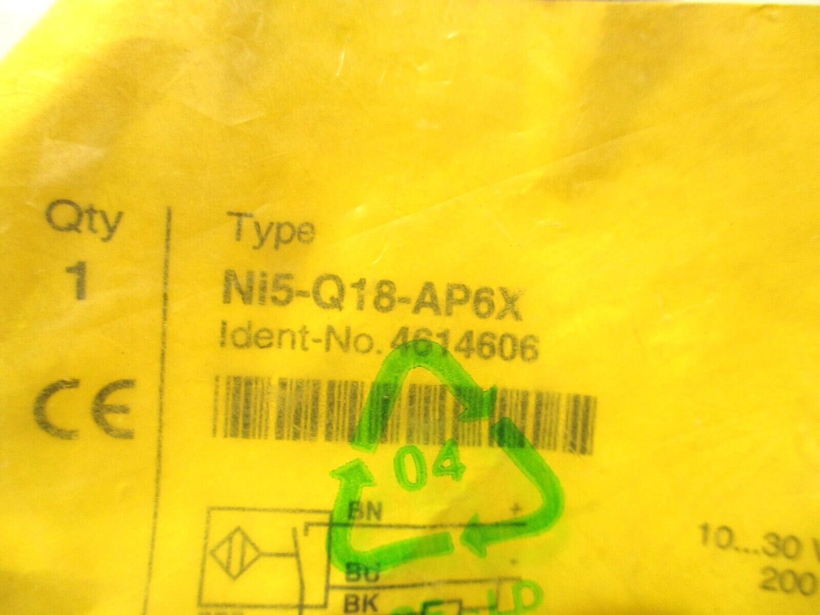 NEW TURCK NI5-Q18-AP6X INDUCTIVE PROXIMITY SENSOR