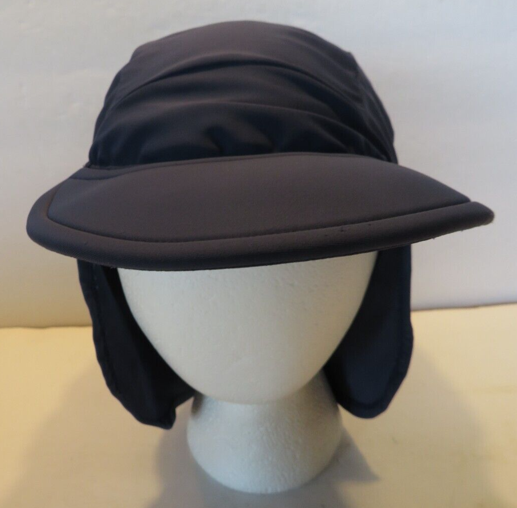 BanZ Hat Cap Sun Block Protection Maximum UV UPF50+ Size L Blue Stretch Turtle