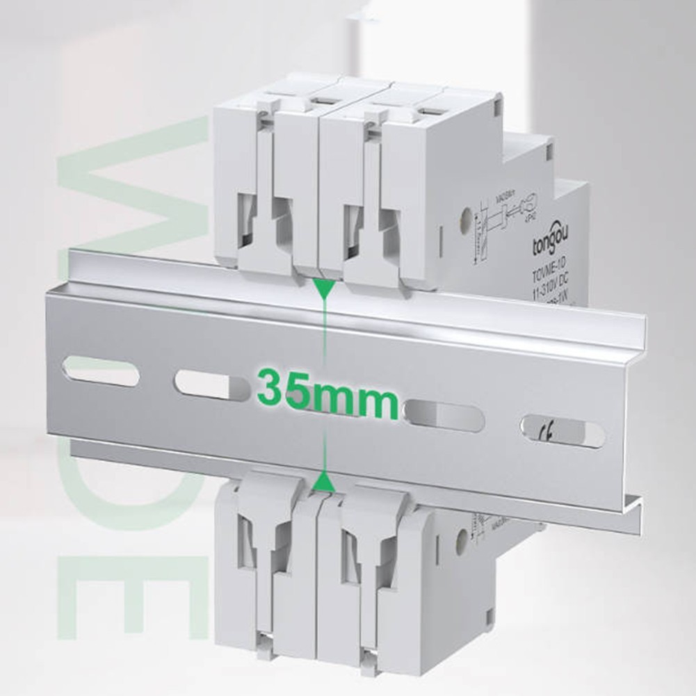 1-Way For Din Rail Mount Voltage Meter DC11V-310V LED Digital Display Detector