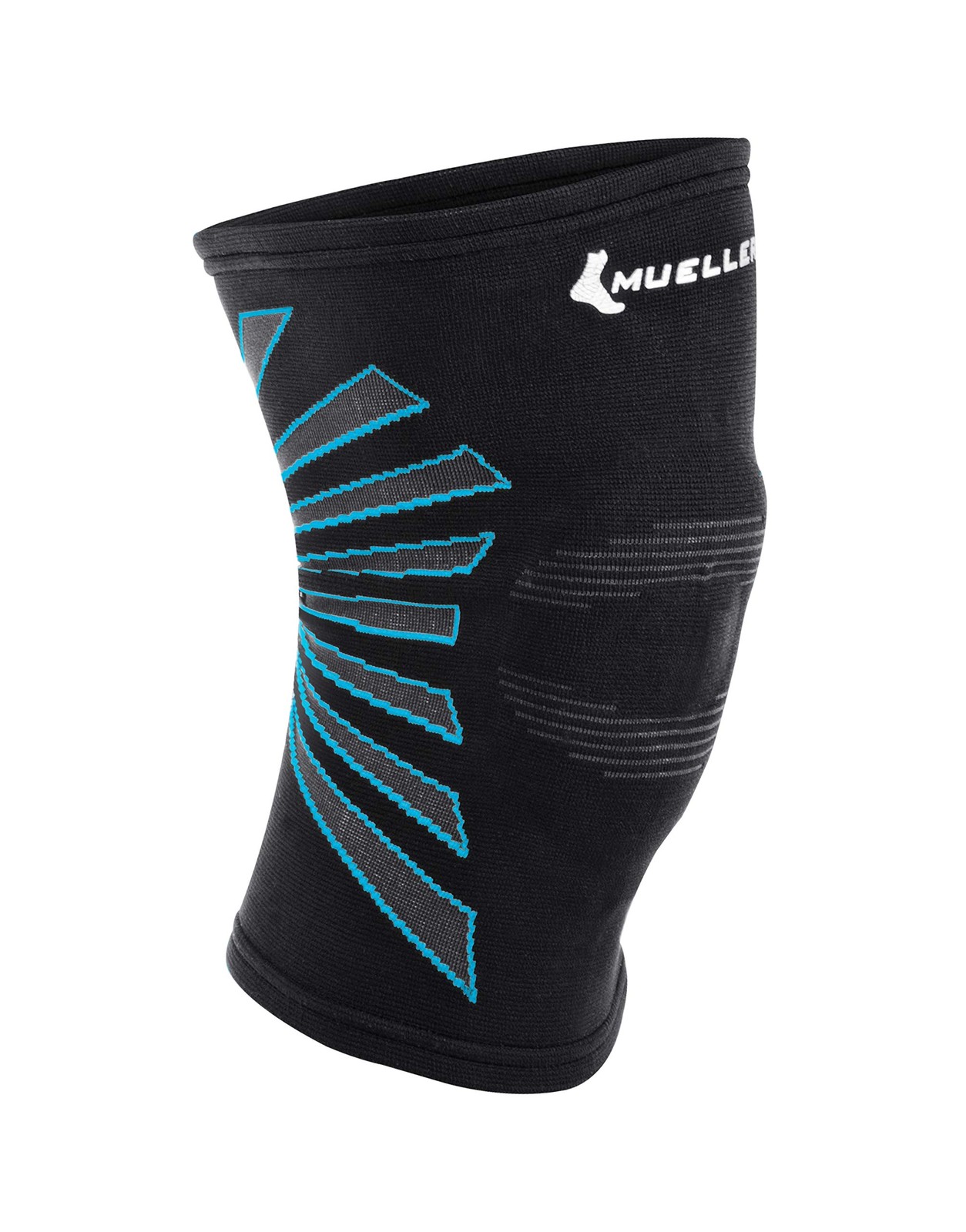 Mueller Omniforce 300 Knee Gel Butress Black/Aqua Medium