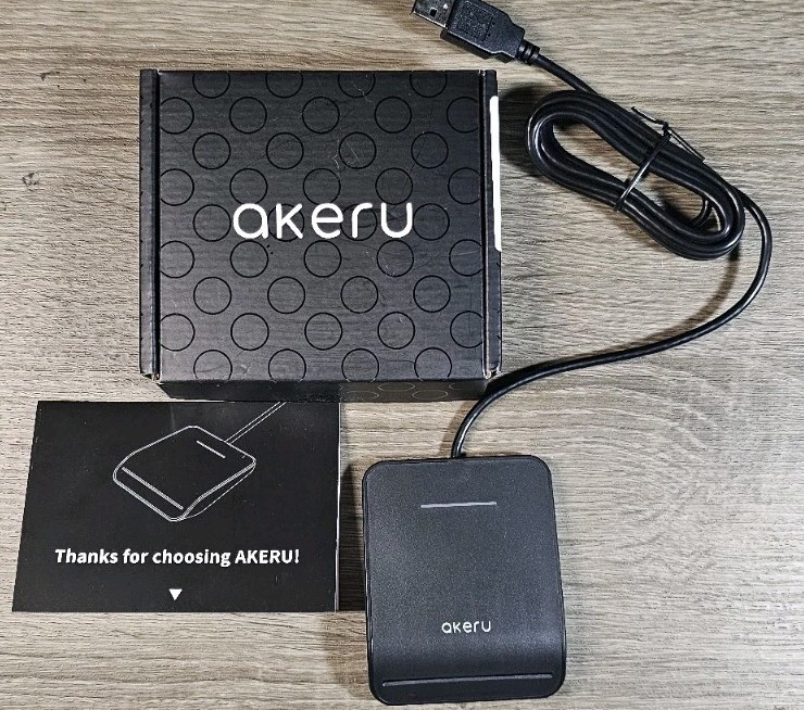 AKERU CAC Card Reader LED Indicator DOD Military Common Access 5 feet