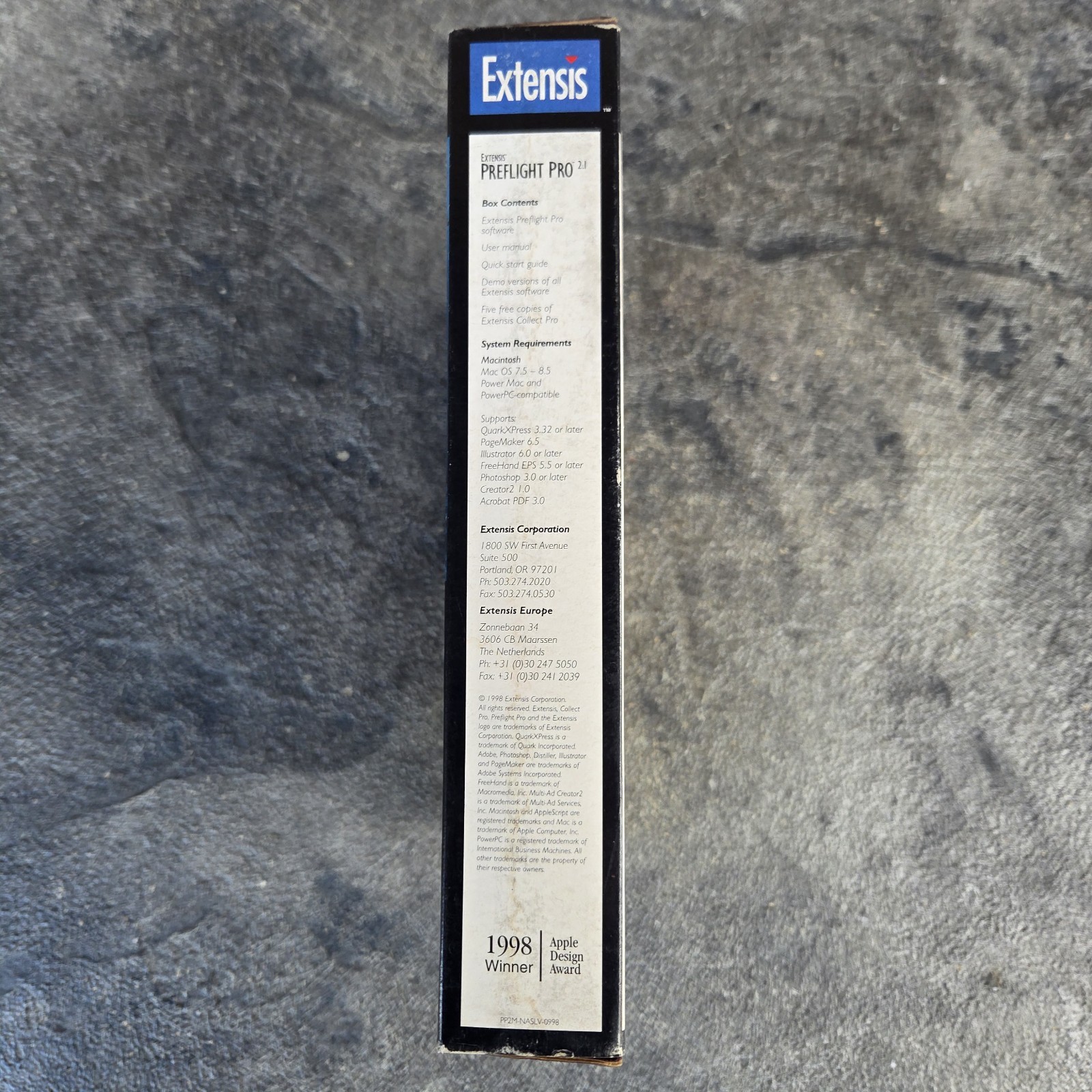 Extension Preflight Pro 2.1 Software for Macintosh Pre-owned See Description
