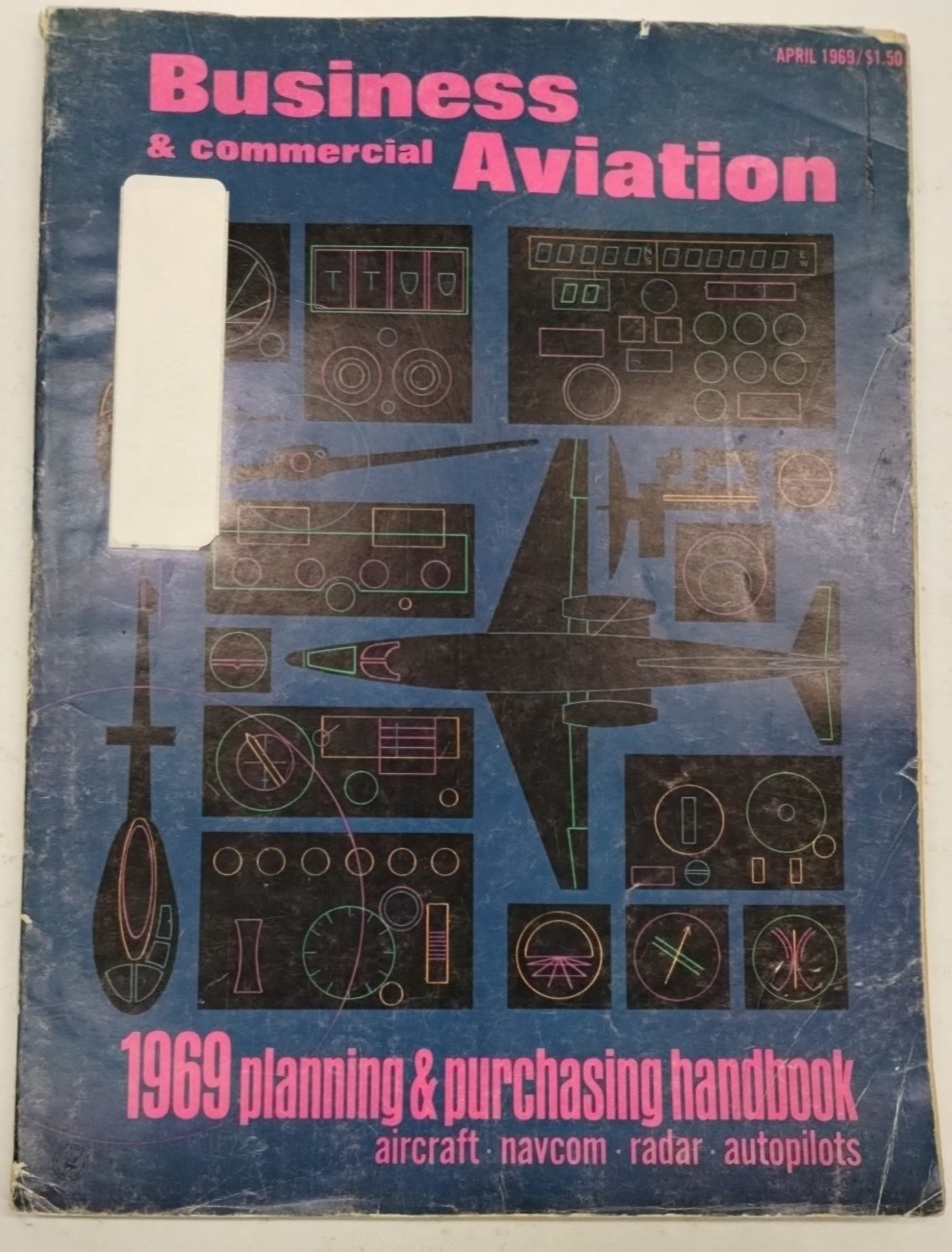 Business & Commercial Aviation Magazine April 1969-Original