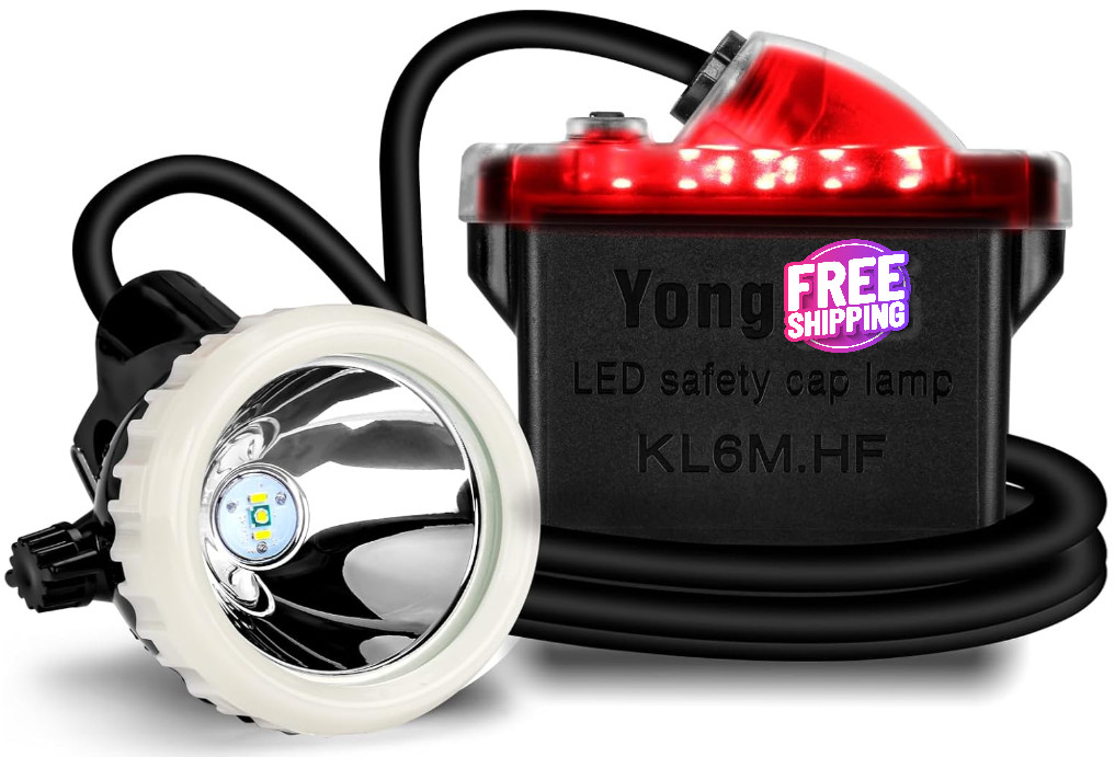 Lámpara minera LED recargable impermeable antiexplosión potente