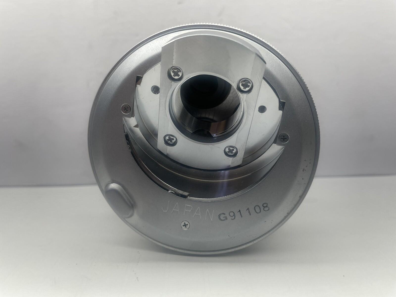 OLYMPUS BHA MICROSCOPE TURRET WITH 4 OBJECTIVES