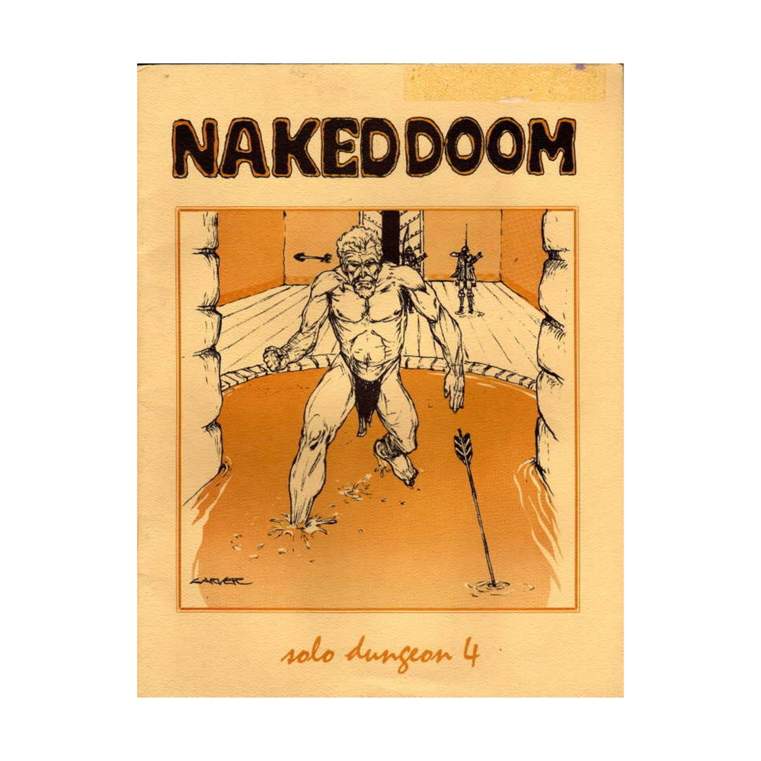 Flying Buffalo Tunnels & Trolls Naked Doom (1st Ed) VG