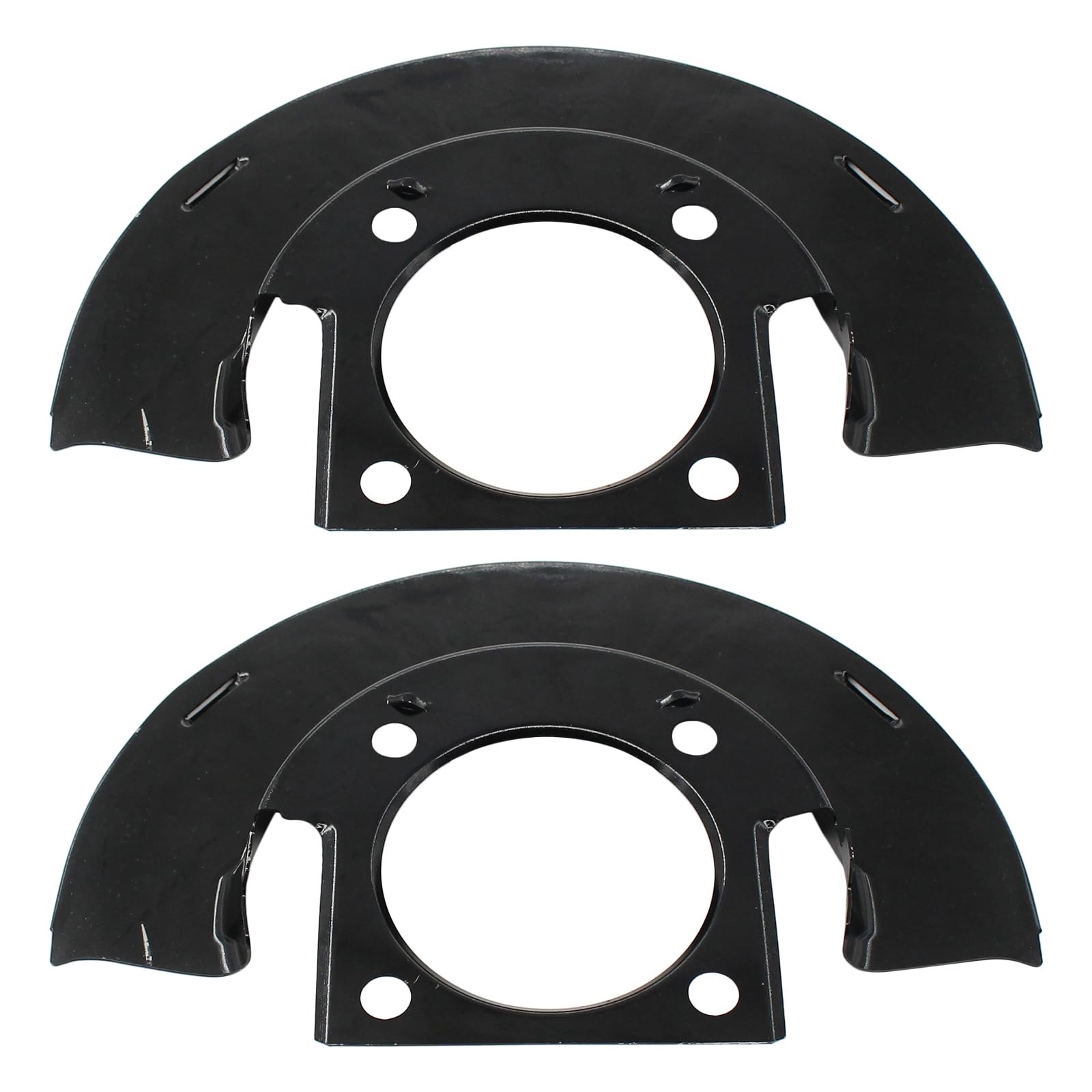 Front Driver and Passenger Side Brake Dust Shield for Chevy GMC Silverado Sie...
