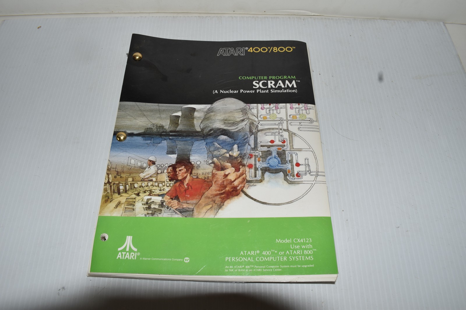 Atari 400/800 Computer Program Scram Manual Only   (BGH12)