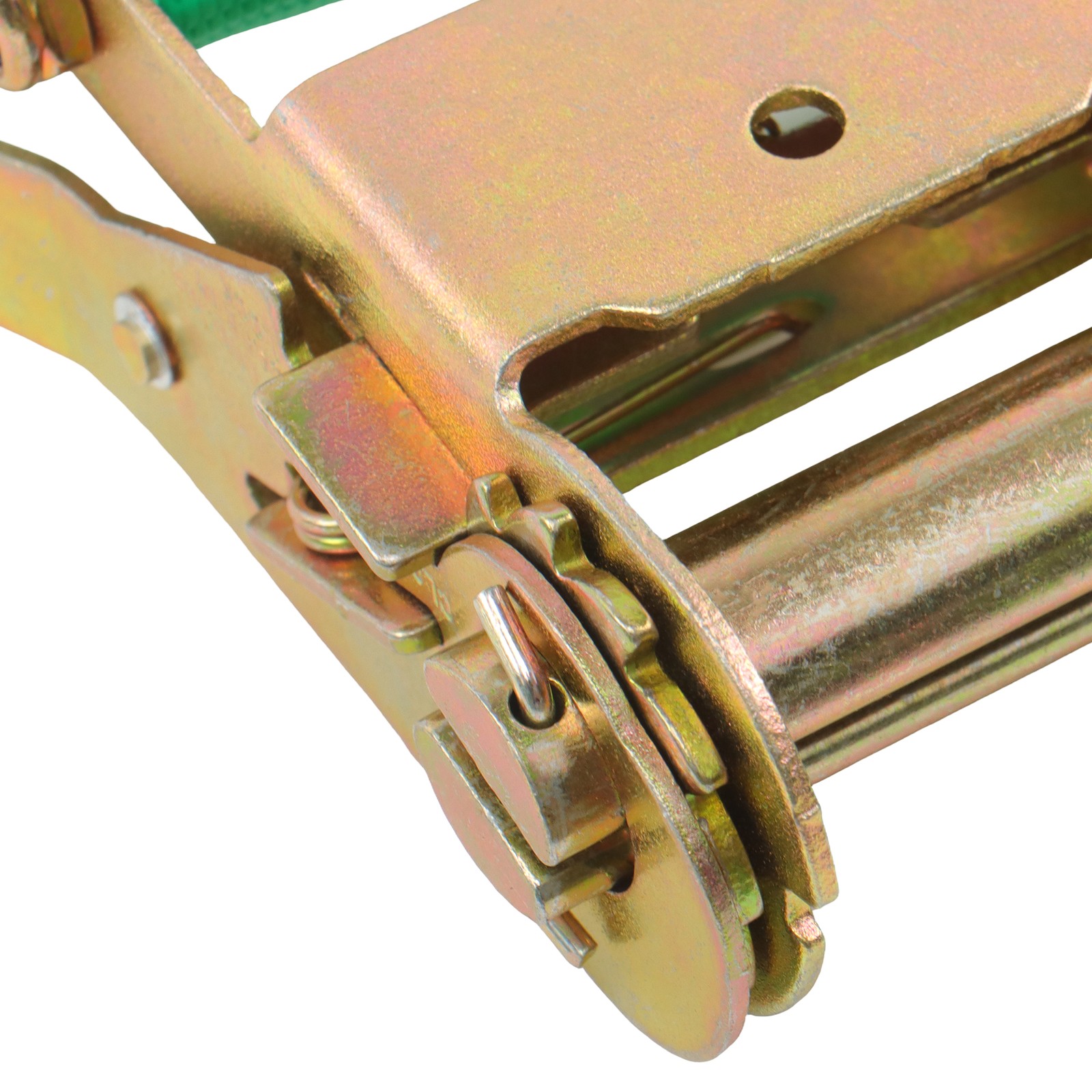 LABLT 15' Green Ratchet Straps E Track Wheel Chock Tie Down System For Trailer
