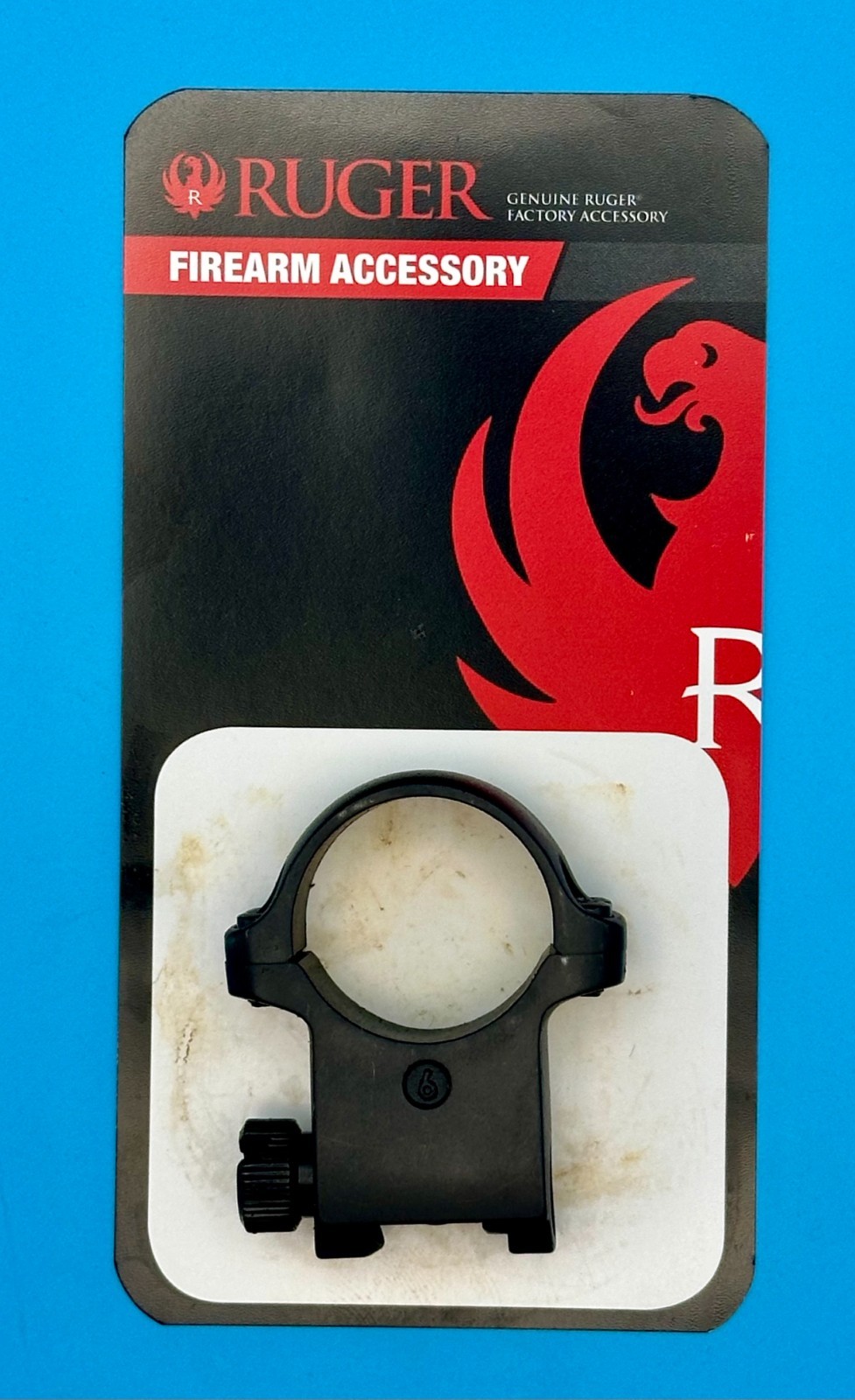 Ruger Scope Ring 1" Extra High Ring 6BHM Hawkeye Matte Blued 90280 (Single)