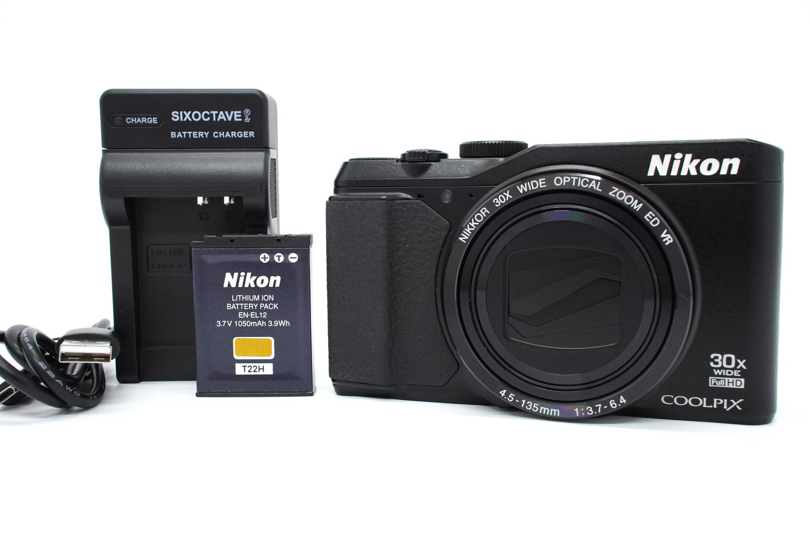 [Almost Unused]  Nikon Coolpix S9900 16.0MP Compact Digital Camera Black JAPAN