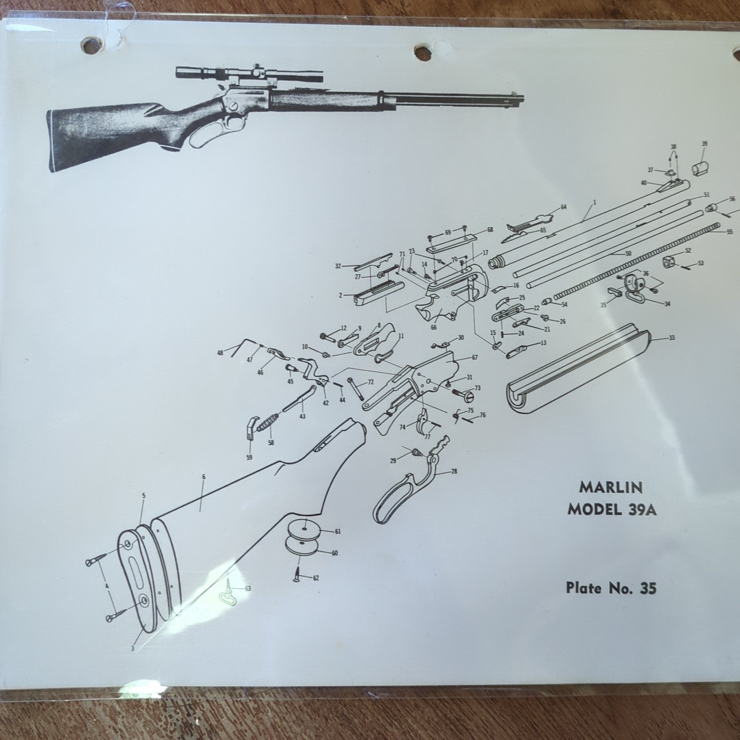 Vintage Modern Gun Repair School Course Lesson 38 Marlin Model 39A