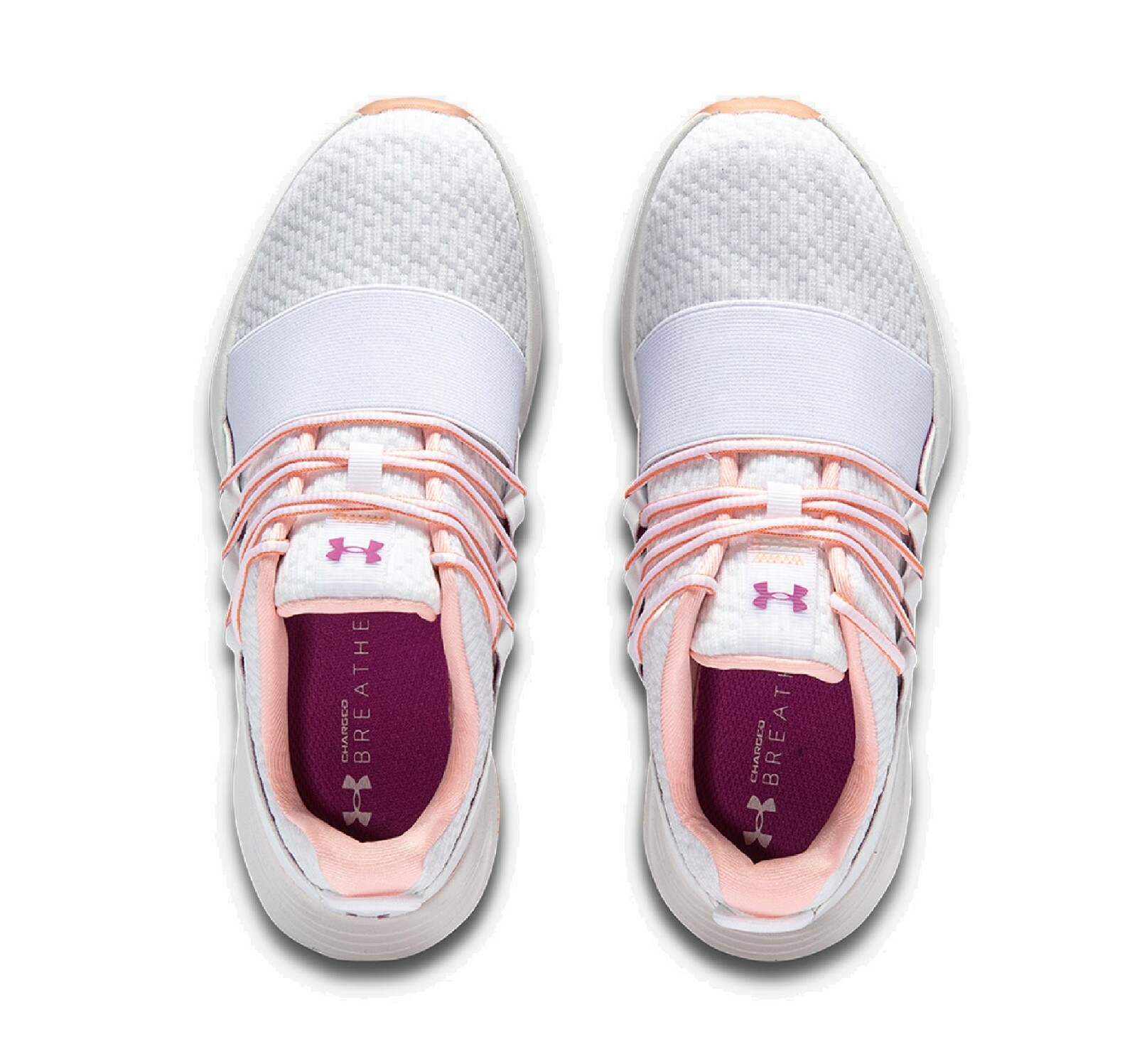 Under Armour Women's Charged Breathe CLR Color Shift Shoe, 3023658 100, 7-10 Med