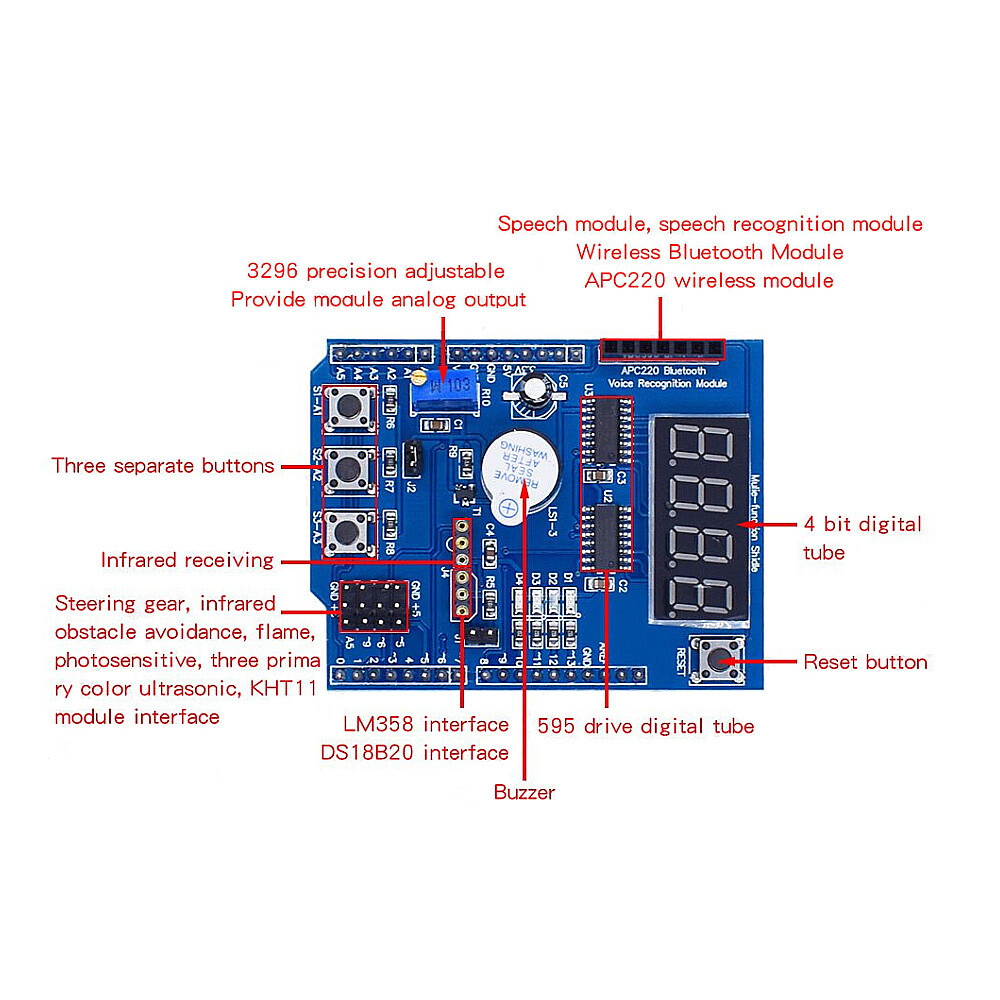 Multi-functional Expansion Development Board UNO LENARDO Mega 2560 Shield
